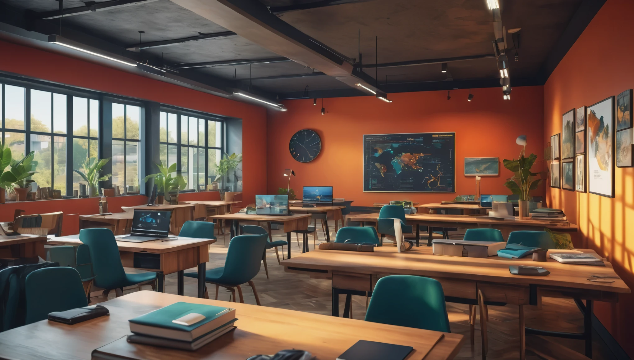 create an image demonstrating the style of ((Internet Academia)) style, hyper realism, 8k high definition, vibrant colors, sharp focus, insanely detailed