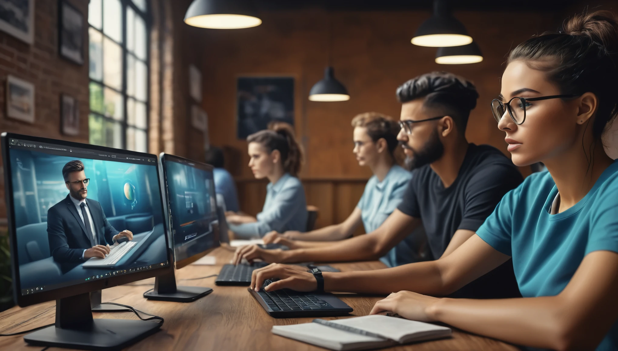 create an image demonstrating the style of ((Internet Academia)) style, hyper realism, 8k high definition, vibrant colors, sharp focus, insanely detailed