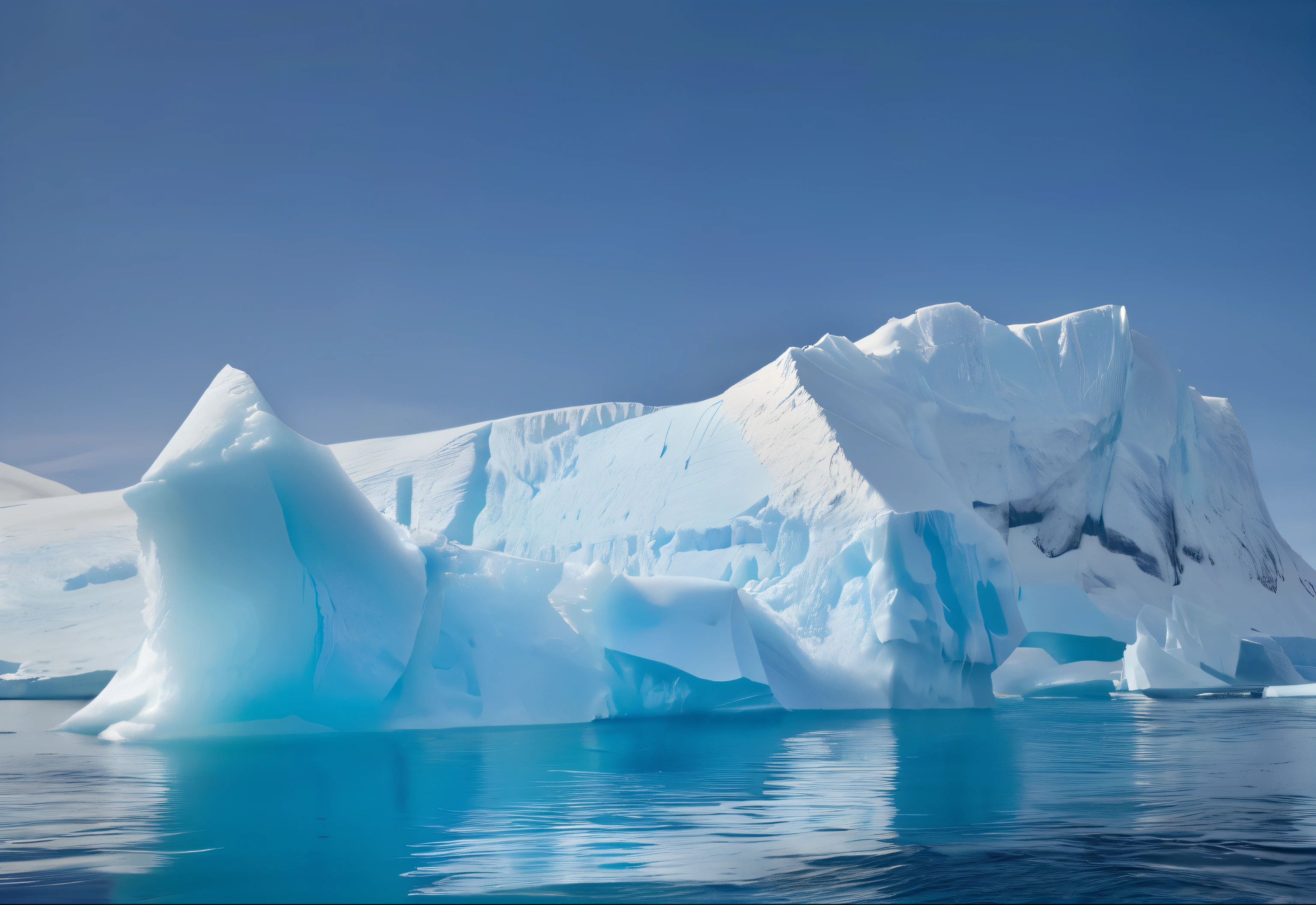 there is a large iceberg that is floating in the water, icebergs, cold glaciers, mountains made out of icebergs, Blue-Ice, cold, ice tower, ice and glaciers, glaciers and ice and snow, icebergs in the background, Antarctica, cold blue colors, Antarcticaa, ice blue, blue glacier, incredibly beautiful, iceberg