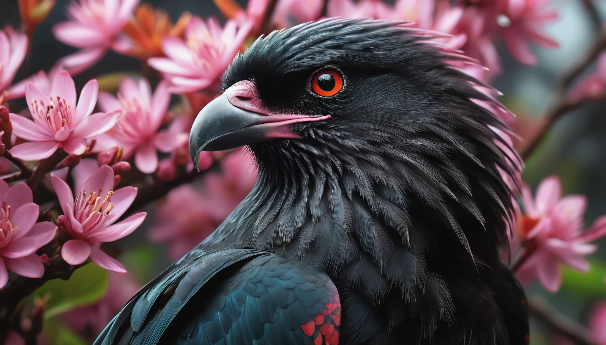 create an image demonstrating the style of ((Karasu Zoku)) style, hyper realism, 8k high definition, vibrant colors, sharp focus, insanely detailed