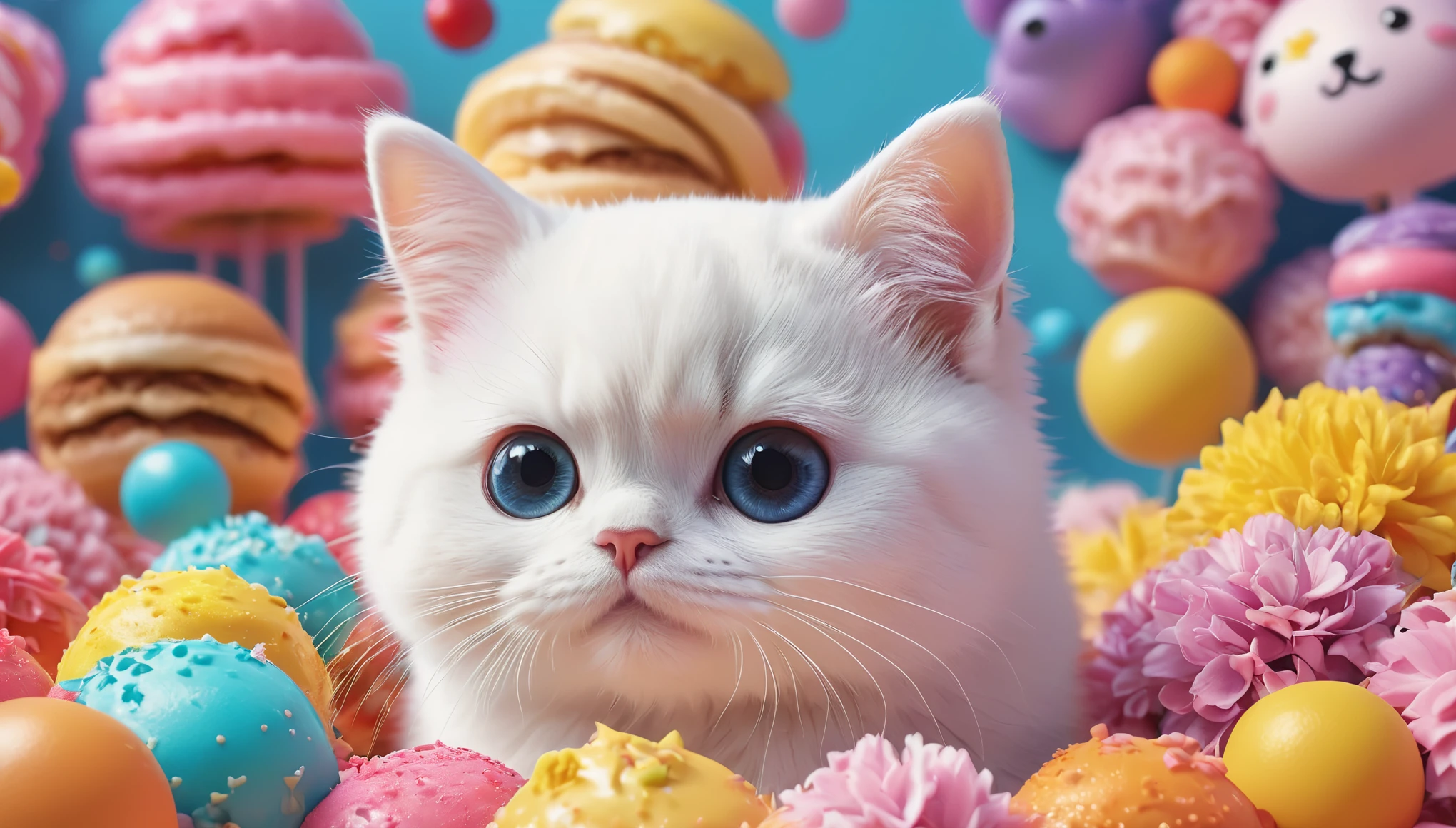 create an image demonstrating the style of ((Kawaii)) style, hyper realism, 8k high definition, vibrant colors, sharp focus, insanely detailed