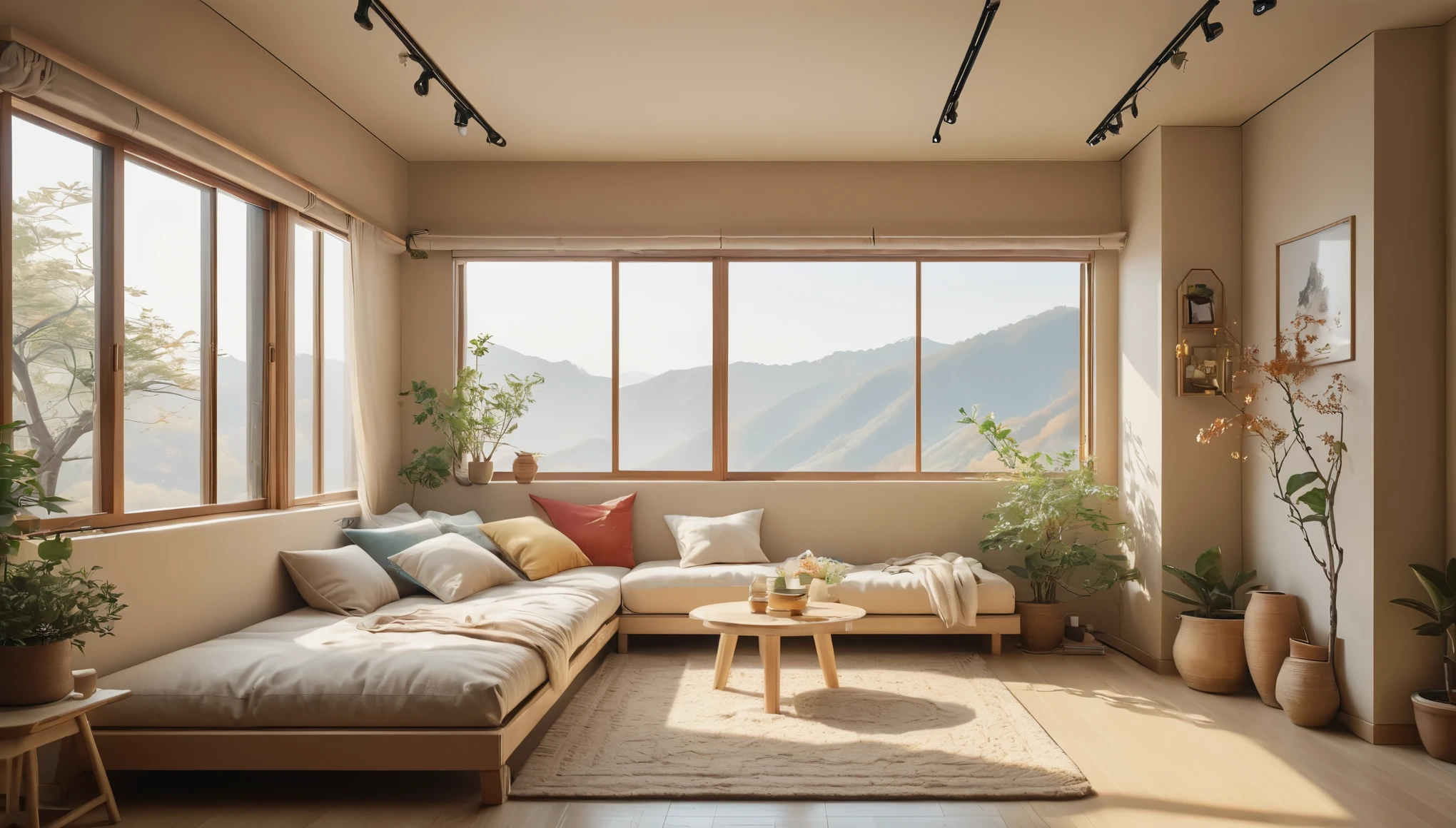 create an image demonstrating the style of ((korean  cozy beige)) style, hyper realism, 8k high definition, vibrant colors, sharp focus, insanely detailed