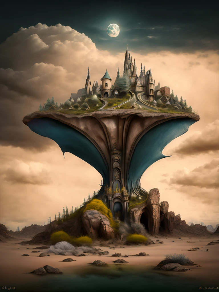 plano general:1.4,(((Mejor calidad))), (((tabla))), (((CG ultra detallado))), (surrealismo, faro en acantilado, animales nocturnos bioluminiscentes:1.5 strange and beautiful ), ((noche:1,6)), oscuridad, luz tenue, poca luz,( luz de luna:1,5),(( bioluminescent lighting:1,5 de animales surrealistas)), Ultra High Definition, 8k, Unreal Engine 5, ultra sharp focus, Obra maestra de arte intrincado, siniestro, golden ratio, muy detallado, vibrante, production cinematic character render, modelo de calidad ultra alta, 32k