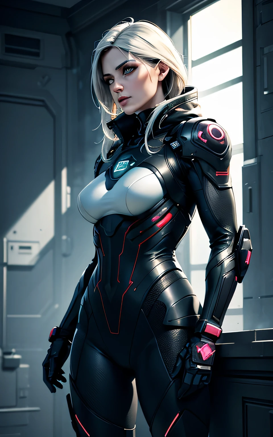 (comic style), (colored line art:1.5), ((Best quality)), ((masterpiece)), (detailed:1.4), 3D, an image of a beautiful cyberpunk female,HDR (High Dynamic Range),Ray Tracing,NVIDIA RTX,Super-Resolution,Unreal 5,Subsurface scattering,PBR Texturing,Post-processing,Anisotropic Filtering,Depth-of-field,Maximum clarity and sharpness,Multi-layered textures,Albedo and Specular maps,Surface shading,Accurate simulation of light-material interaction,Perfect proportions,Octane Render,Two-tone lighting,Wide aperture,Low ISO,White balance,Rule of thirds,8K RAW, (realistic:1.3), (mature adult:1.5),