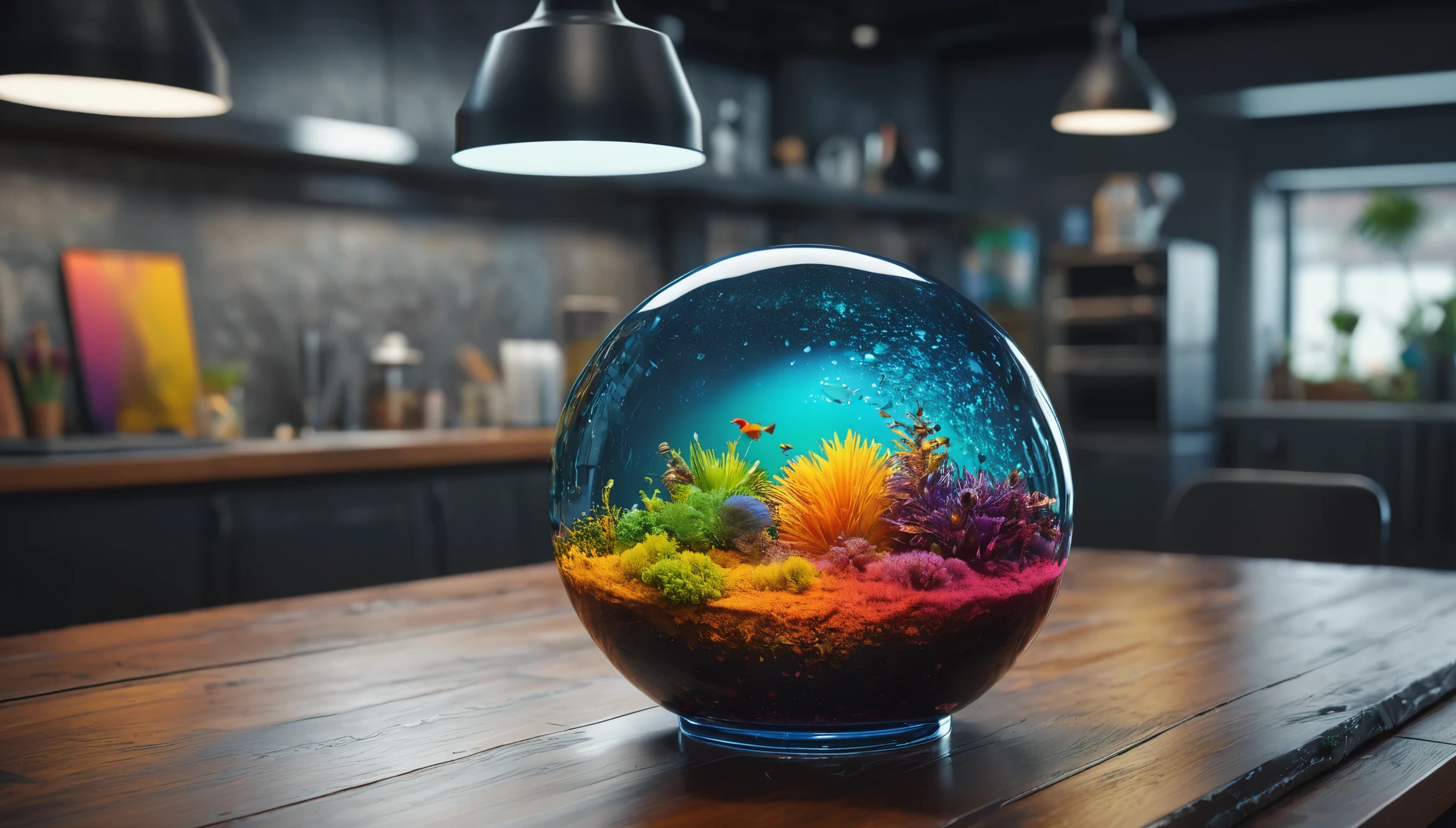 create an image demonstrating the style of ((Labcore)) style, hyper realism, 8k high definition, vibrant colors, sharp focus, insanely detailed