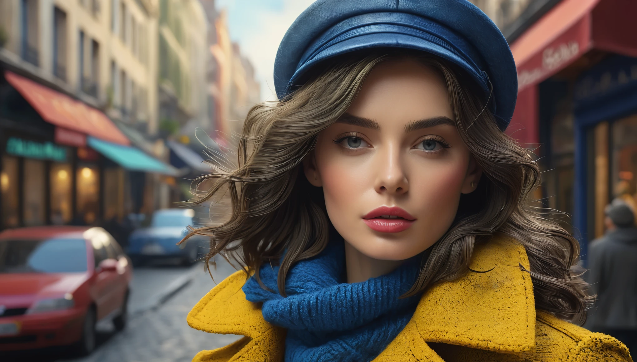 create an image demonstrating the style of ((Ligne Claire)) style, hyper realism, 8k high definition, vibrant colors, sharp focus, insanely detailed