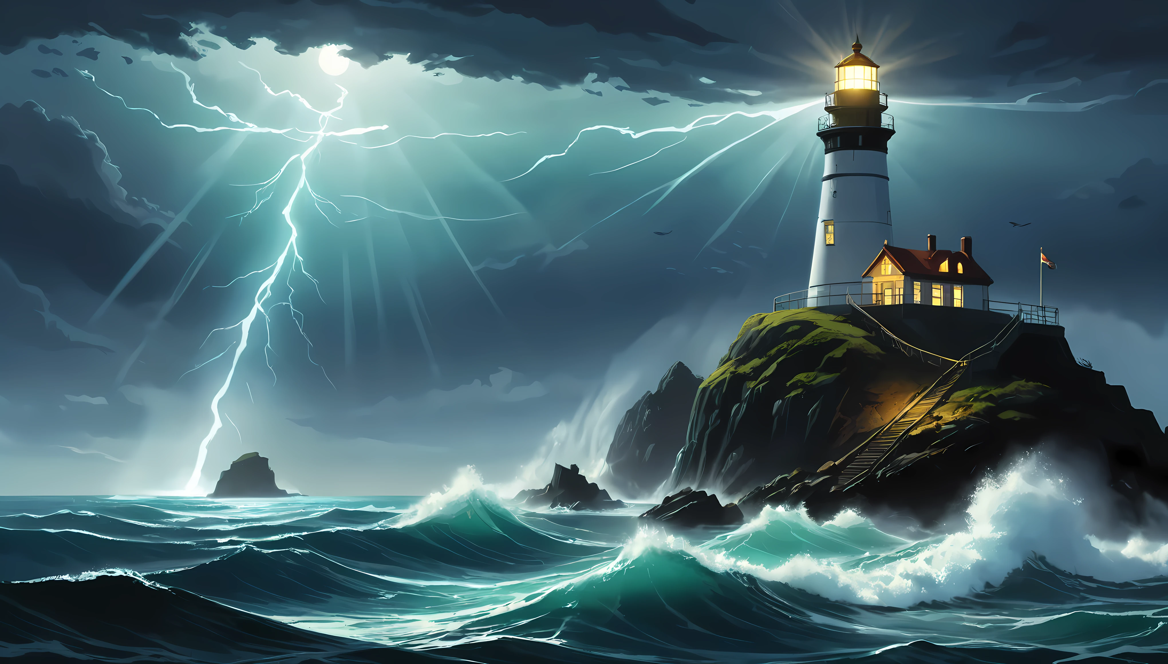 lighthouse, bright light, dark sea, dark night, shimmering waves, swirling mist, distant horizon, solitary structure, guiding beacon, towering height, ocean depths, powerful illumination, steady glow, unwavering beam, sweeping motion, tranquil waters, enchanting sight, maritime safety, constant vigilance, maritime symbol, maritime navigation, majestic presence, remote location, eerie silence, haunting beauty, mysterious aura, hidden dangers, hidden rocks, untamed nature, unforgiving sea, distant shore, lost sailors, lone traveler, hypnotic rhythm, ghostly apparitions, timeless charm, stoic resilience, resolute strength, historical significance, maritime history, enduring legacy, capturing imaginations, inspiring tales, evocative atmosphere, lighthouse keeper, steadfast duty, undying devotion.