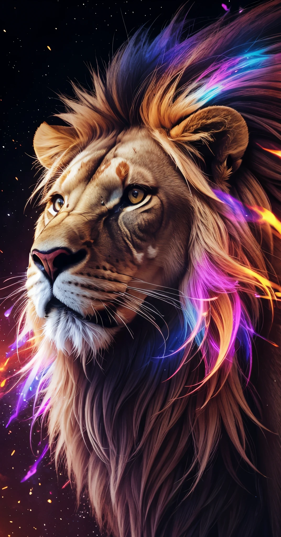 lion, Divine lion, naturais, Natureza, Natureza, Linda, Rendering, fotorrealista, UltraHigh definition, 4k, texturasdetalhadas, thunder, sombras detalhadas, cores detalhadas, por do sol, sol se pondo, sunset, Natureza Linda, Grande Divino, por do sol, contraste detalhado, Contraste realista, high resolution, cores detalhadas, fogo, eletricidade, divina criatura, 8K, Realista detalhado, 16K, 8K, High definition, contraste detalhado, Contraste realista, high resolution, cores detalhadas, fogo, eletricidade, divina criatura, 8K, Realista detalhado, elegante, 