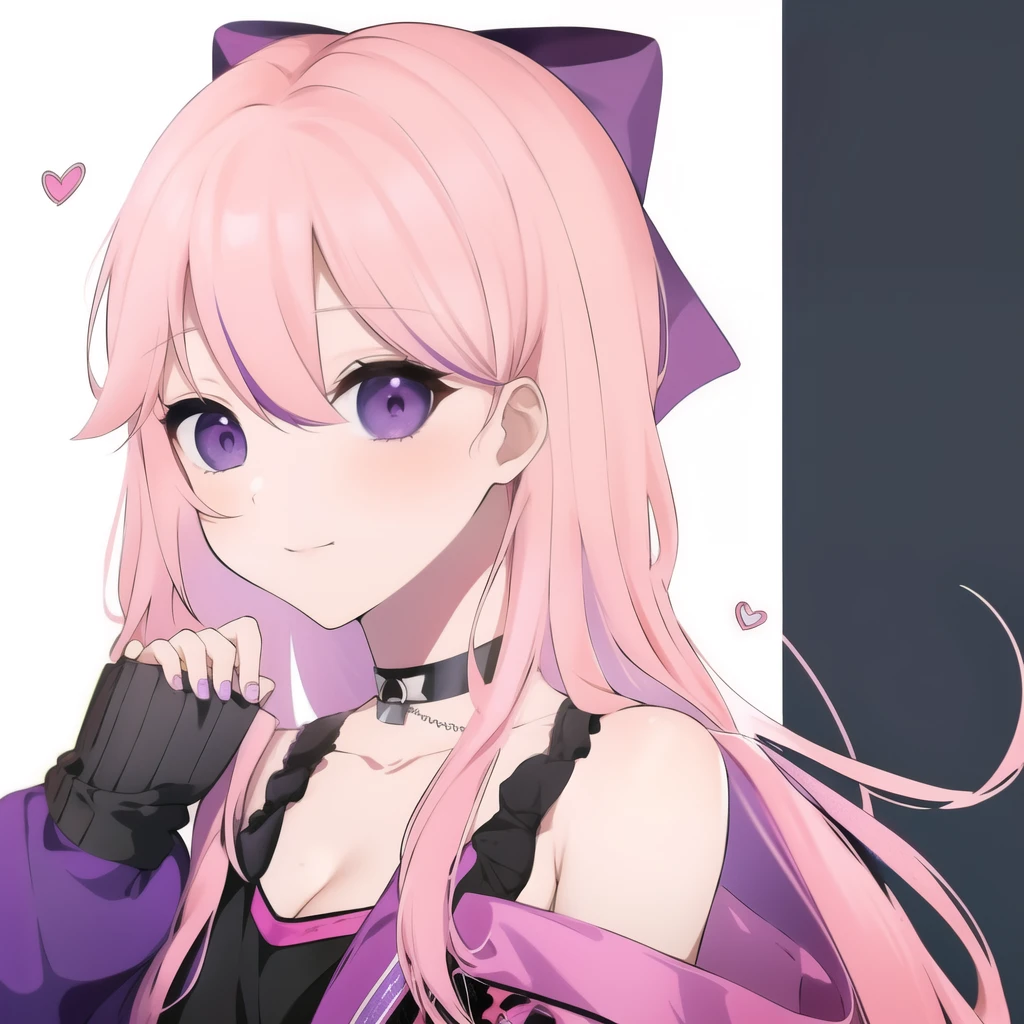 anime girl with pink hair and purple eyes holding a black purse, extremely cute anime girl face, anime visual of a cute girl, cute anime girl portraits, cute anime face, (anime girl), pin on anime, cute anime girl portrait, marin kitagawa fanart, an anime girl, anime girl named lucy, cute anime girl, cute natural anime face, pretty anime face