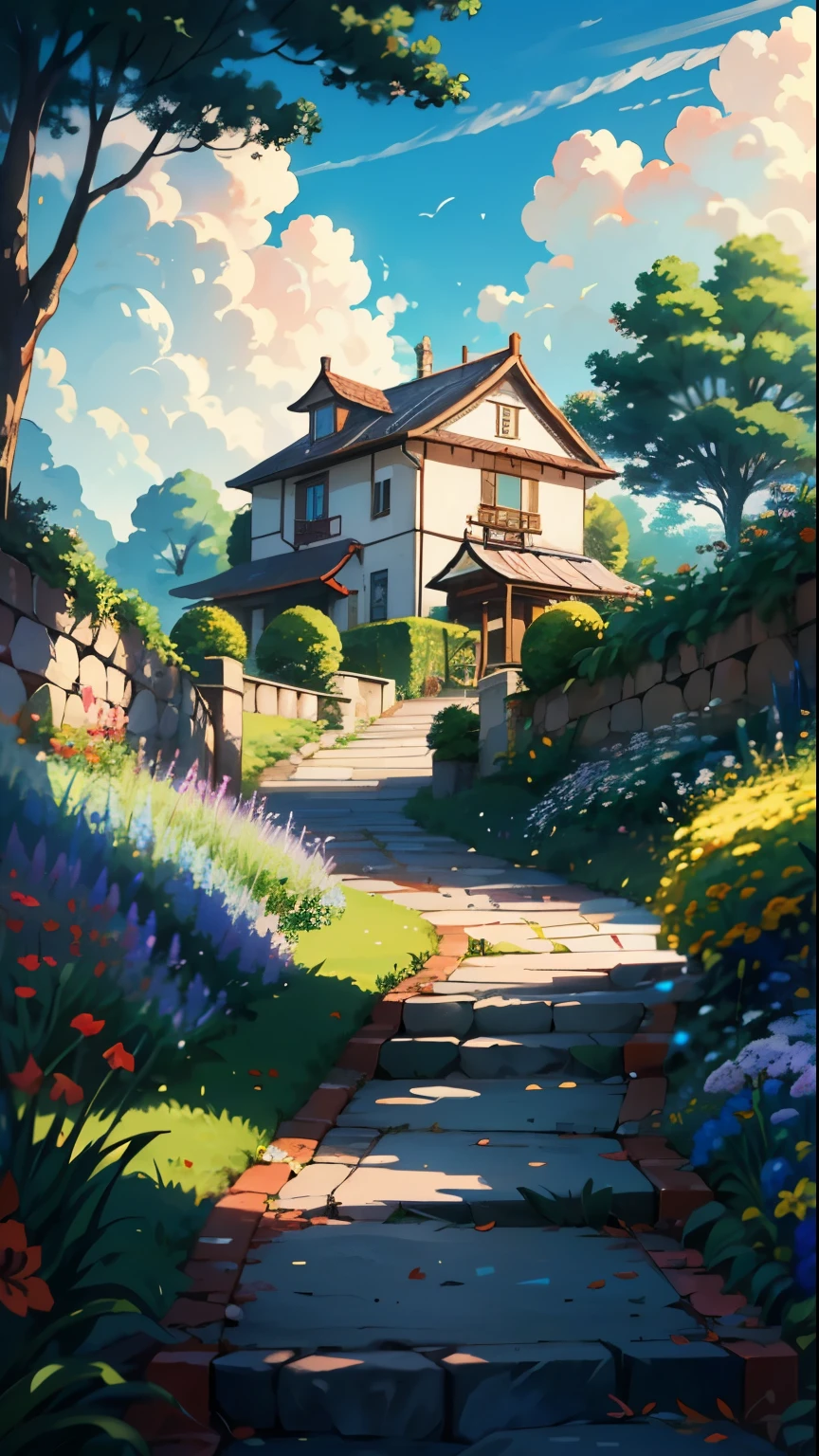 Step into a world inspired by Ghibli, where a magical floral garden house blooms with vibrant flowers under the gentle rays of sunshine in this enchanting digital painting. 🎨🌷 Immerse yourself in the beauty of nature's embrace.
🌸 Explore the whimsical garden of Ghibli-inspired dreams.
☀️ Bask in the radiant glow of a sunny day in pixels.
🏡 Let the beauty of this digital painting transport you to a blooming haven...