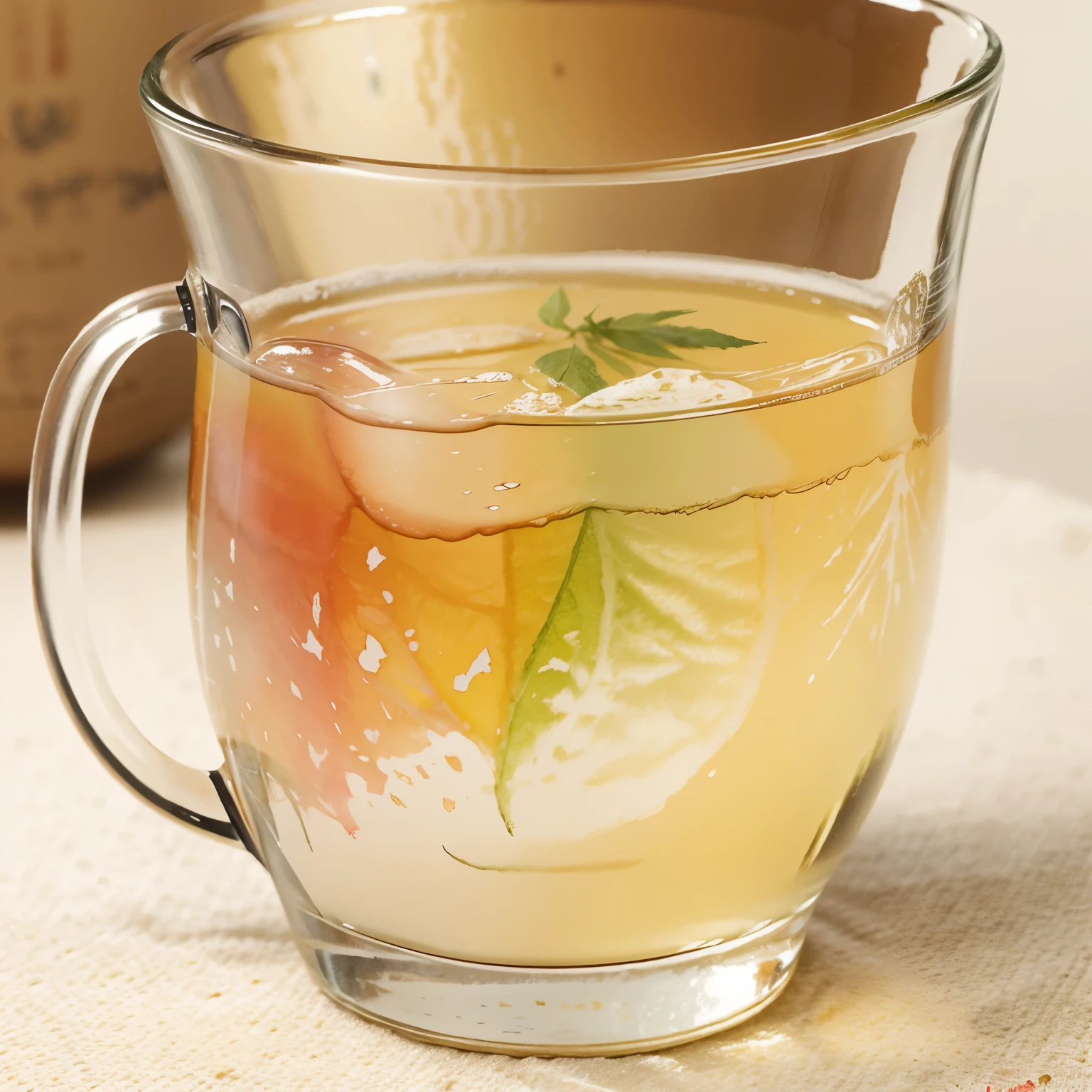 A watercolor painting with fine and delicate strokes that unites tea and drinks. Where it generates great identification among mothers