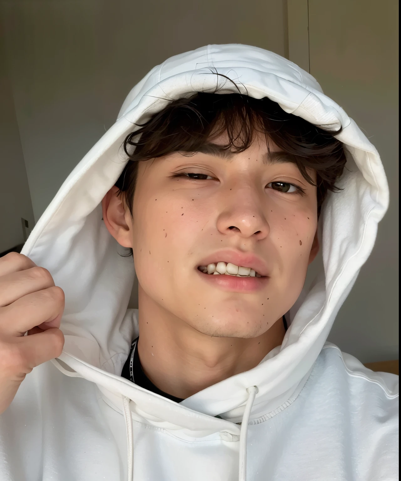 Bang chan com capuz branco escovando os dentes, Finn Wolfhard, bladee da gangue de drenagem, taejune kim, profile picture with headshot, rosto perfeito e menino, taken at the beginning of 2020, Steven Jung, Tommy 1 6 anos, 20 anos de idade, araki, foto do perfil 1024px