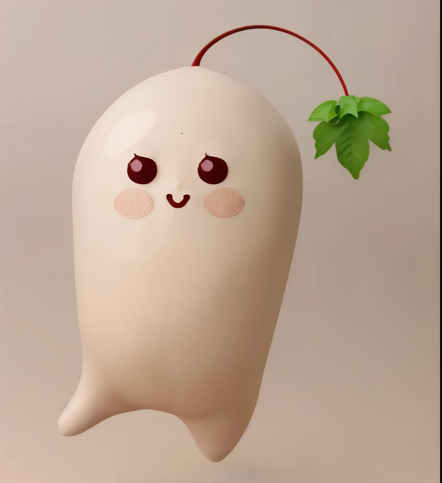 3D,ginseng doll,Cute and shy,Make an effort to exercise