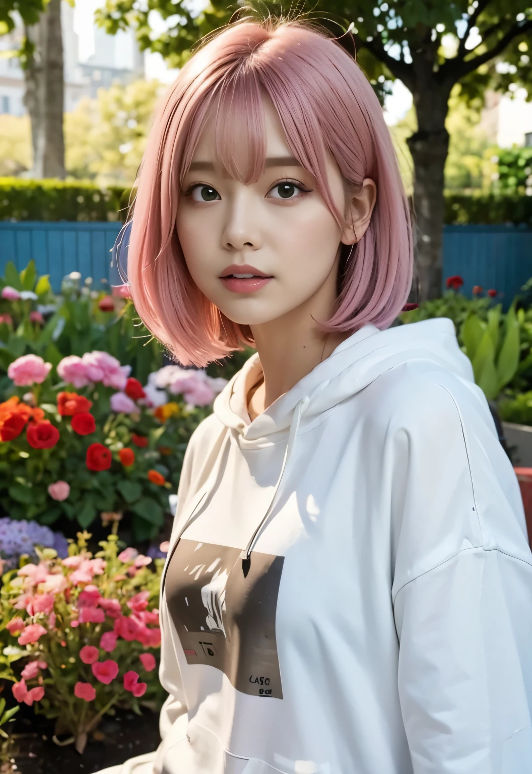 pink hair