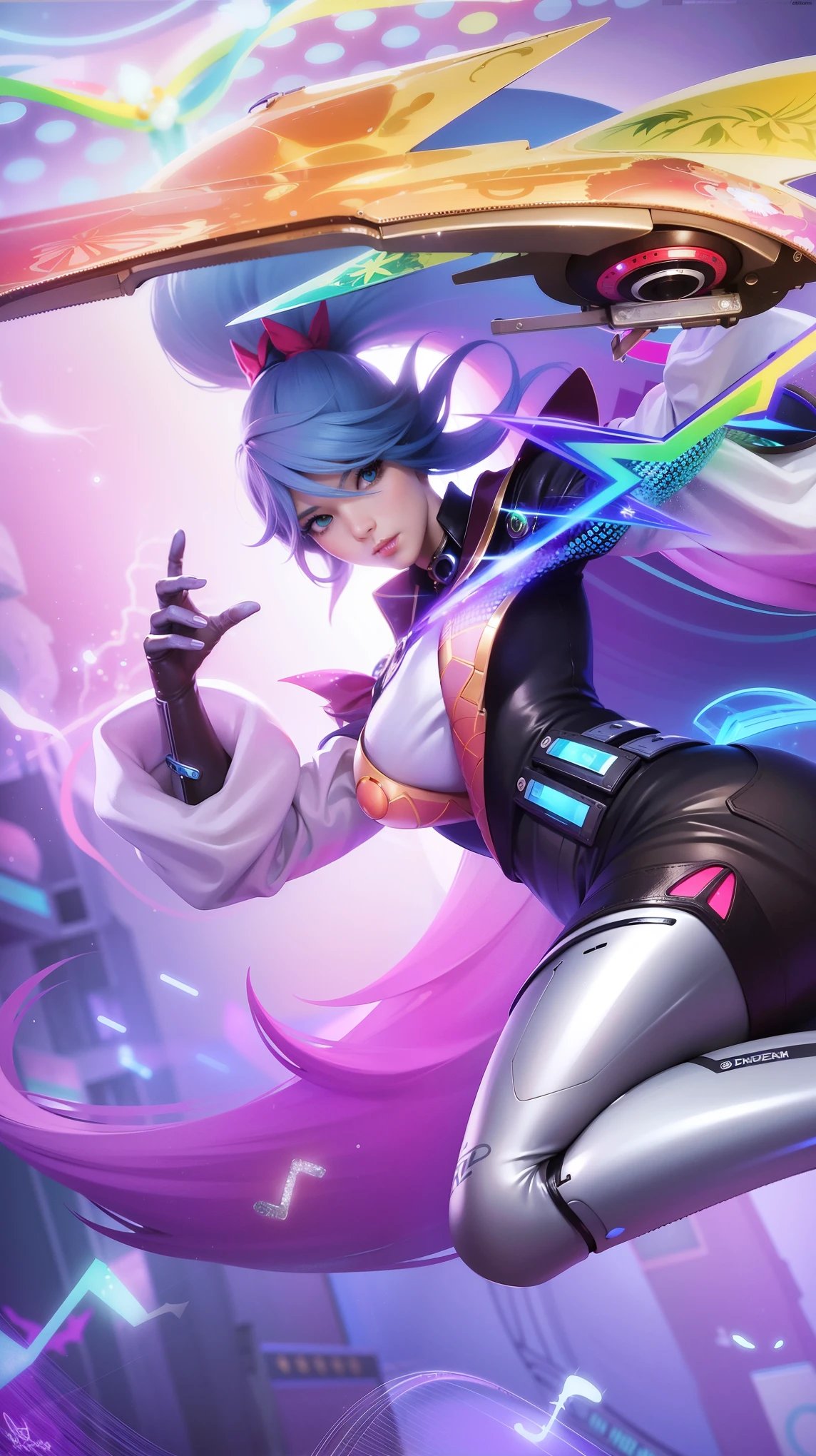 a close up of a cartoon character with a blue hair, ! dream artgerm, portrait knights of zodiac girl, style artgerm, ig model | artgerm, extremely detailed artgerm, artgerm style, kda, arcane jinx, artgerm jsc, rossdraws cartoon vibrant, style of artgerm, knights of zodiac girl