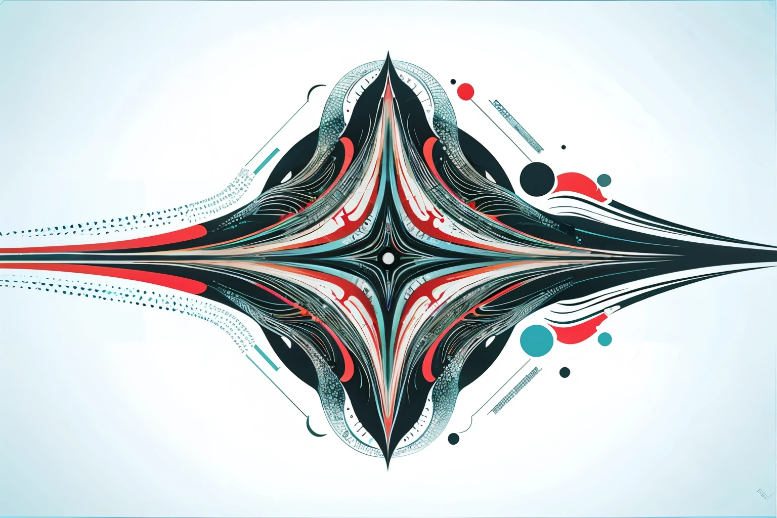 Illustrate an abstract representation of fluid shapes in a vector style design , illustration