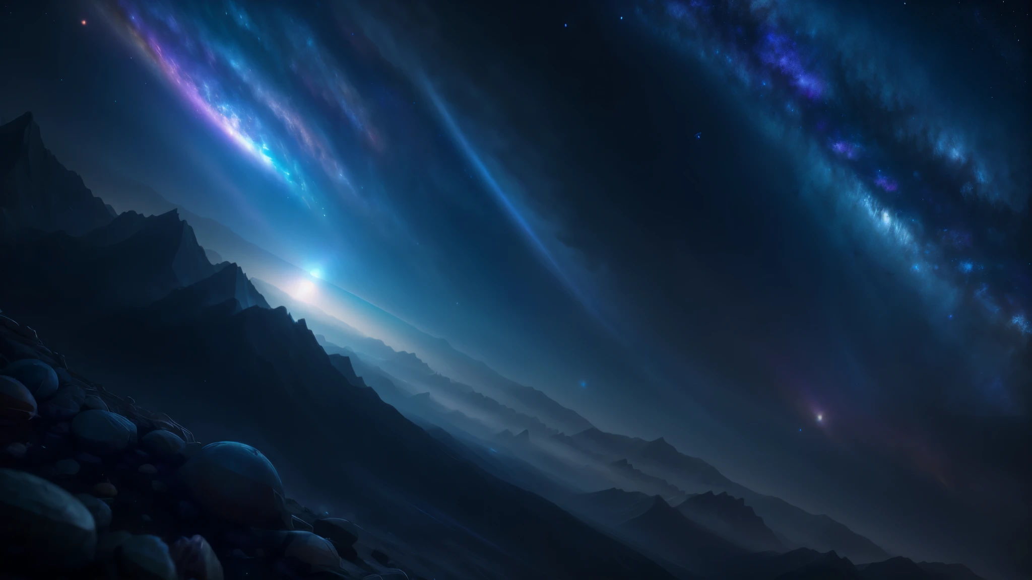 mysterious space galaxy and planets, {{Nanking }}}, scale:14 steps:30 method:2, HDR, RTH, UHD, Ideal, high quality, High detail, cinematic, Photorealistic, Beautiful, 4k, HDR, Full Snapshot, Photorealistic, realism, color correction, Photo, very detailed, concentrated, 8K, wallpaper, 32K, Super resolution