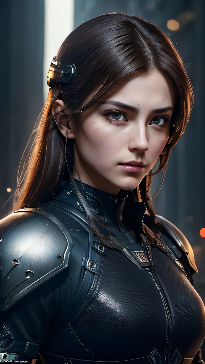 masterpiece, 最high quality, , (alone), 1 girl, look up, dim light, , horizon_(apex legend), goggles, black eye, brown hair, gauntlet, armor, wear a helmet, (science_fiction), outdoors, street, neon light, cyber punk, masterpiece, 最high quality, high quality, High resolution, ((close up of face))