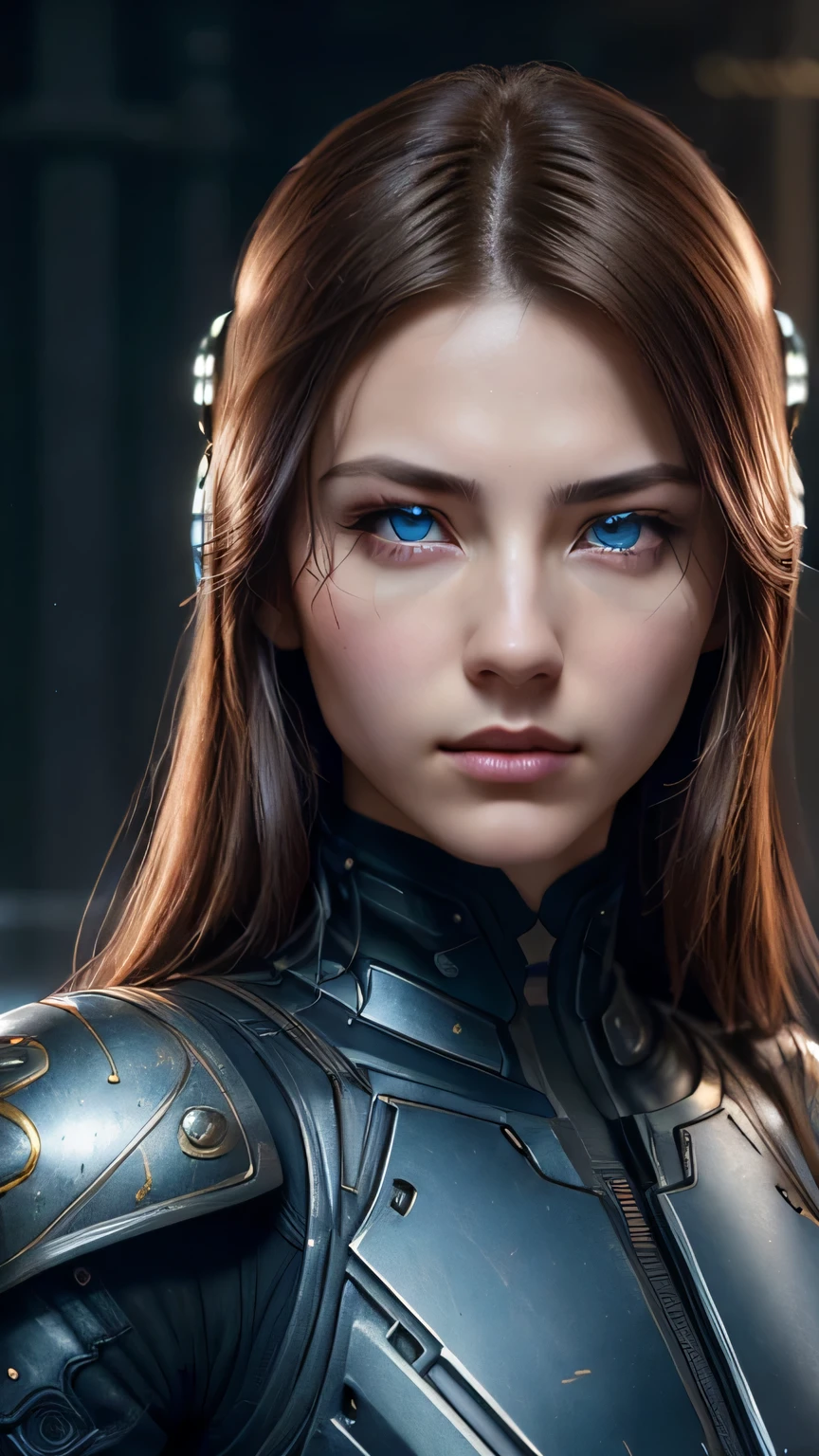 masterpiece, 最high quality, , (alone), 1 girl, look up, dim light, , horizon_(apex legend), goggles, blue eyes, brown hair, gauntlet, armor, wear a helmet, (science_fiction), outdoors, street, neon light, cyber punk, masterpiece, 最high quality, high quality, High resolution, ((close up of face))