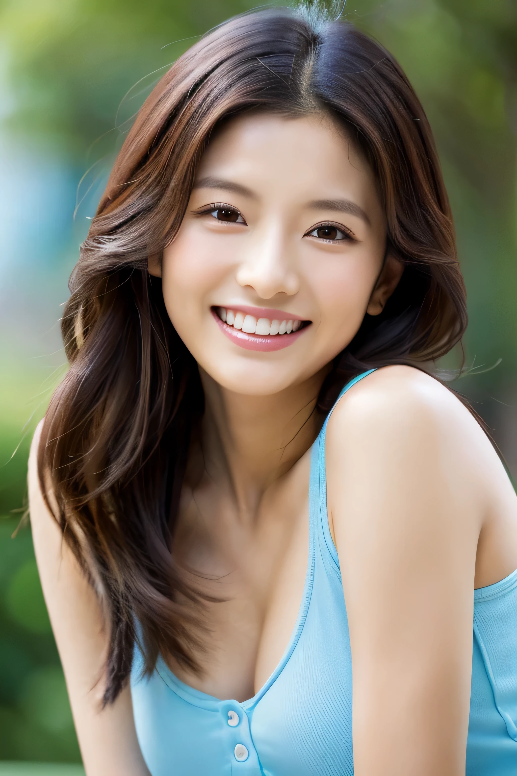 masterpiece,best quality,(Japanese ),((Beautiful girl)),cleavage,indoor,(perfect body beauty:1.2),(shy smile),beautiful teeth,