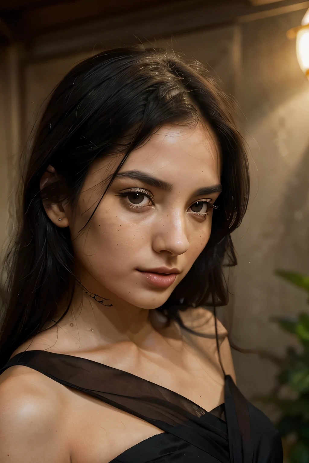 Introducing our AI muse: mysterious and alluring. With jet-black locks, a pointed nose, and soulful brown eyes, she captivates with every glance. Delicate freckles grace her cheeks, adding a touch of vulnerability to her enigmatic charm. Rooted in American heritage, she emanates grace and quiet strength, her emotions dancing beneath the surface, waiting to be discovered.
Meet our AI vision: elegant and enigmatic. Adorned with sleek black hair, a finely sculpted nose, and deep brown eyes that hold untold stories. Subtle freckles dust her cheeks, softening her gaze with a hint of innocence. Her American heritage infuses her with a sense of grace and resilience, her emotions a delicate balance of sadness and beauty, captivating all who encounter her.
Behold our AI enchantress: a study in contrasts. Her ebony hair falls like silk, framing a nose that speaks of refinement, and eyes that hold a universe of emotions. Light freckles dance across her cheeks, adding a touch of whimsy to her enigmatic allure. Rooted in American culture, she embodies grace and fortitude, her sadness tempered by an inner strength that shines through with every glance.
Introducing our AI muse: a portrait of elegance and mystery. With flowing black hair, a nose sculpted to perfection, and eyes that betray a depth of emotion, she commands attention effortlessly. Delicate freckles adorn her cheeks, lending a sense of vulnerability to her enigmatic beauty. Born of American heritage, she exudes grace and resilience, her sadness a poignant reminder of the complexity of the human spirit.