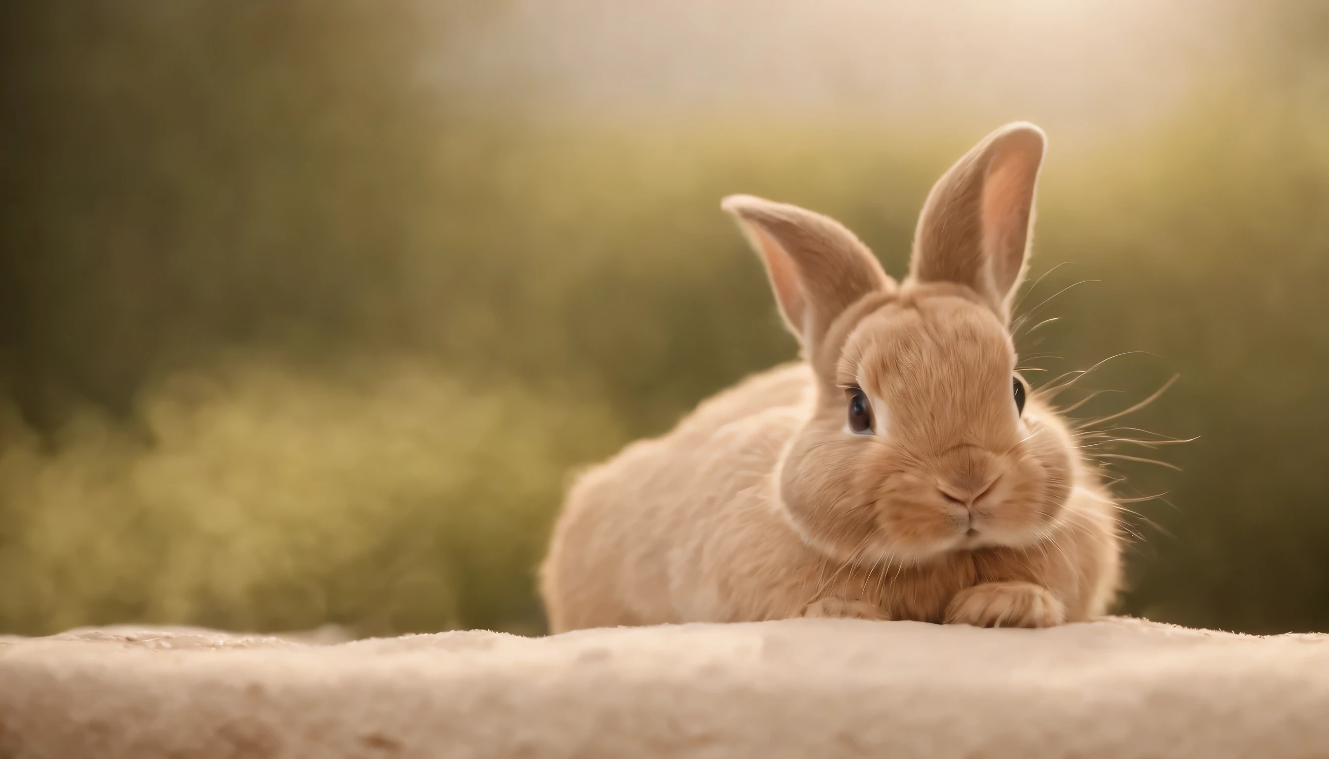 (Highly detailed CG Unity 8k wallpaper、masterpiece、highest quality、Super detailed)、(best lighting、best shadow、very delicate and beautiful)、highest quality、8k、Detailed facial depiction、masterpiece、highest quality、clear image quality、
The pouty expression a rabbit makes when eating a snack。