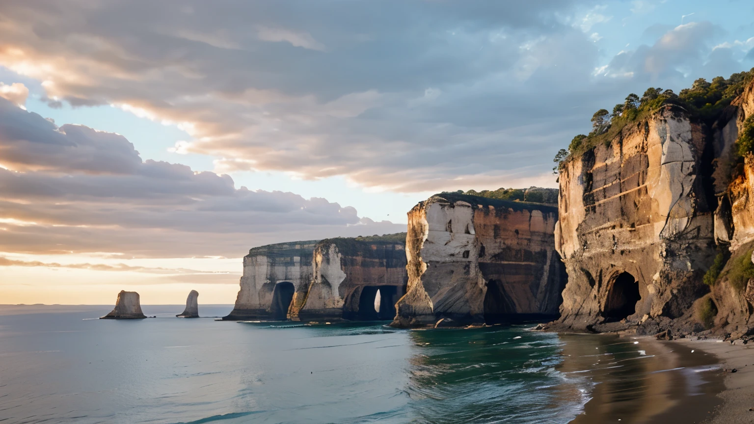 Impressive rock formations and cliffs