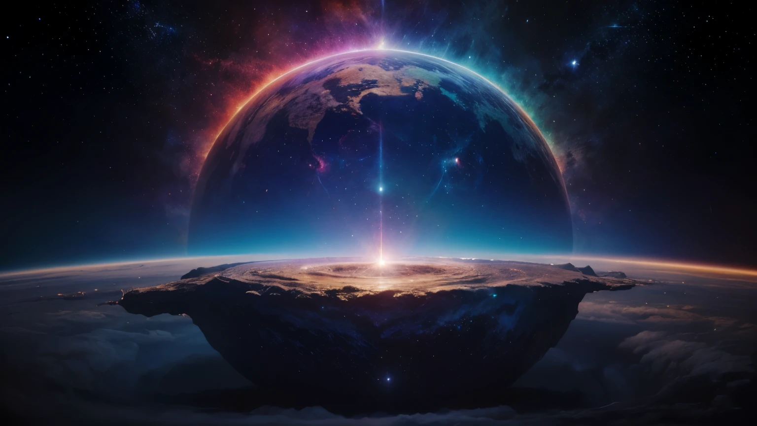 cosmic consciousness, vibrational art, creation, universe, nebula, planets, cosmos
