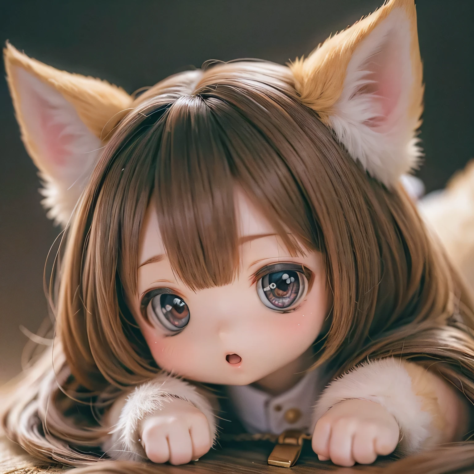 aesthetically pleasing, high-resolution masterpiece, shiba inu girls, chibi style, adorable expressions, detailed features, sparkling eyes, cute button nose, small pink lips, fluffy fur, playful poses, vibrant colors, soft lighting, joyful atmosphere.shiba inu girls chibi cute (((((full nude)))))