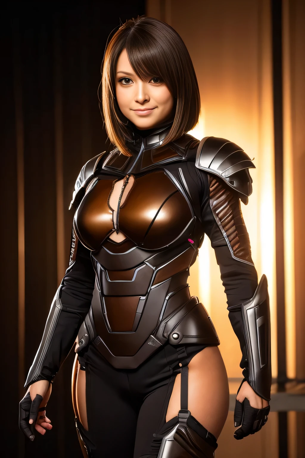 (High resolution,masterpiece,highest quality,Very detailed CG, anime, official art:1.4), realistic, photograph, amazing detail, everything is complicated, shiny and glossy,Amazing number of layers, 8K wallpaper, 3D, sketch, cute, figure,( alone:1.4), perfect female proportions,villain's daughter, (Fusion of dark brown cockroach and lady:1.4), (brown cockroach woman:1.2), (brown cockroach woman:1.2), (Fusion:1.2), (alone:1.4), (evil smile:1.2), muscular, abs, (Cockroach brown exoskeleton bio insect suit:1.4), (Cockroach brown exoskeleton bio insect armor:1.2), (brown transparent cockroach feathers:1.4), (Antennae of brown cockroaches:1.3),