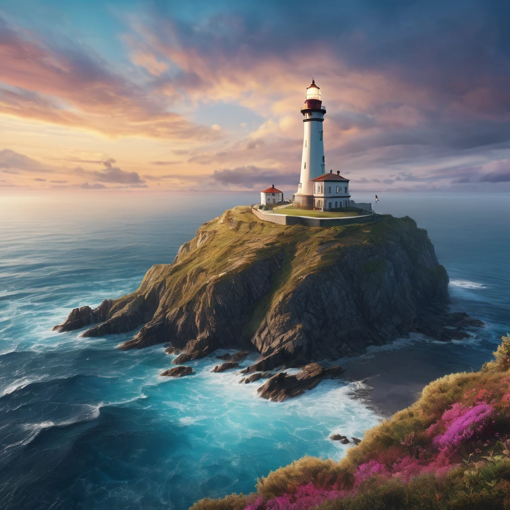 (aesthetic, extremely detailed, Universal lighthouse:1.1),(Epic cinematic:1.1, brilliant, stunning),(intricate, meticulously detailed:1.1),(dramatic, atmospheric:1.1),(maximalist, digital matte painting),(lighthouse),(majestic),(seashore),(tower),(unfathomable sea),(sweeping coastline),(powerful beam),(isolated),(symbol of hope),(timeless icon),(maritime),(nautical),(seafaring history),(vibrant colors),(navigational aid),(guiding light),(remarkable architecture),(enduring structure),(seafarers' salvation),(marvelous),(monumental),(incorporating the natural landscape),(mesmerizing),(artistic masterpiece),(captivating),(elevated perspective),(awe-inspiring),(detailed stonework),(magnificent view),(immersive),(stunning skyline),(splendid),(panoramic view),(mystical aura),(mesmerizing scene),(imposing),(spectacular sight),(immense height),(striking contrast),(overlooking the sea),(resplendent),(impressive),(heritage site),(captivating scenery),(marvelous creation),(unforgettable sight),(fascinating),(illuminating the dark),(serene atmosphere),(majestic structure),(overcoming adversity),(inspirational).