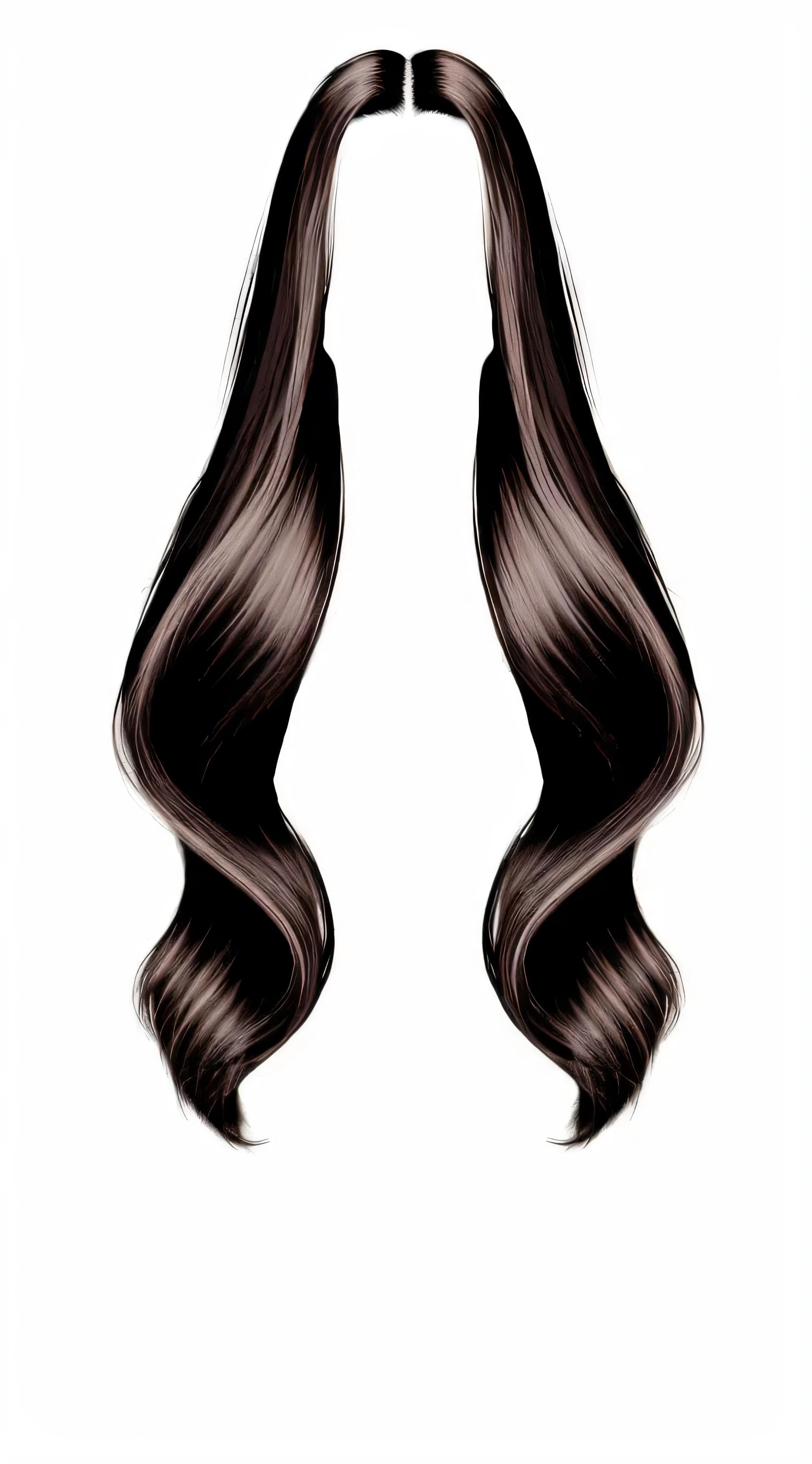 a close up of a long hair with a ponytail on top, long dark hairs, brown flowing hair, flowing black hair, dynamic wavy hair, wavy long black hair, ponytail black hair, black ponytail hair, endless black hair, swirling black hair, dark brown long hair, swirly dark hair, hair : long brown, black silky hair, long wavy black hair