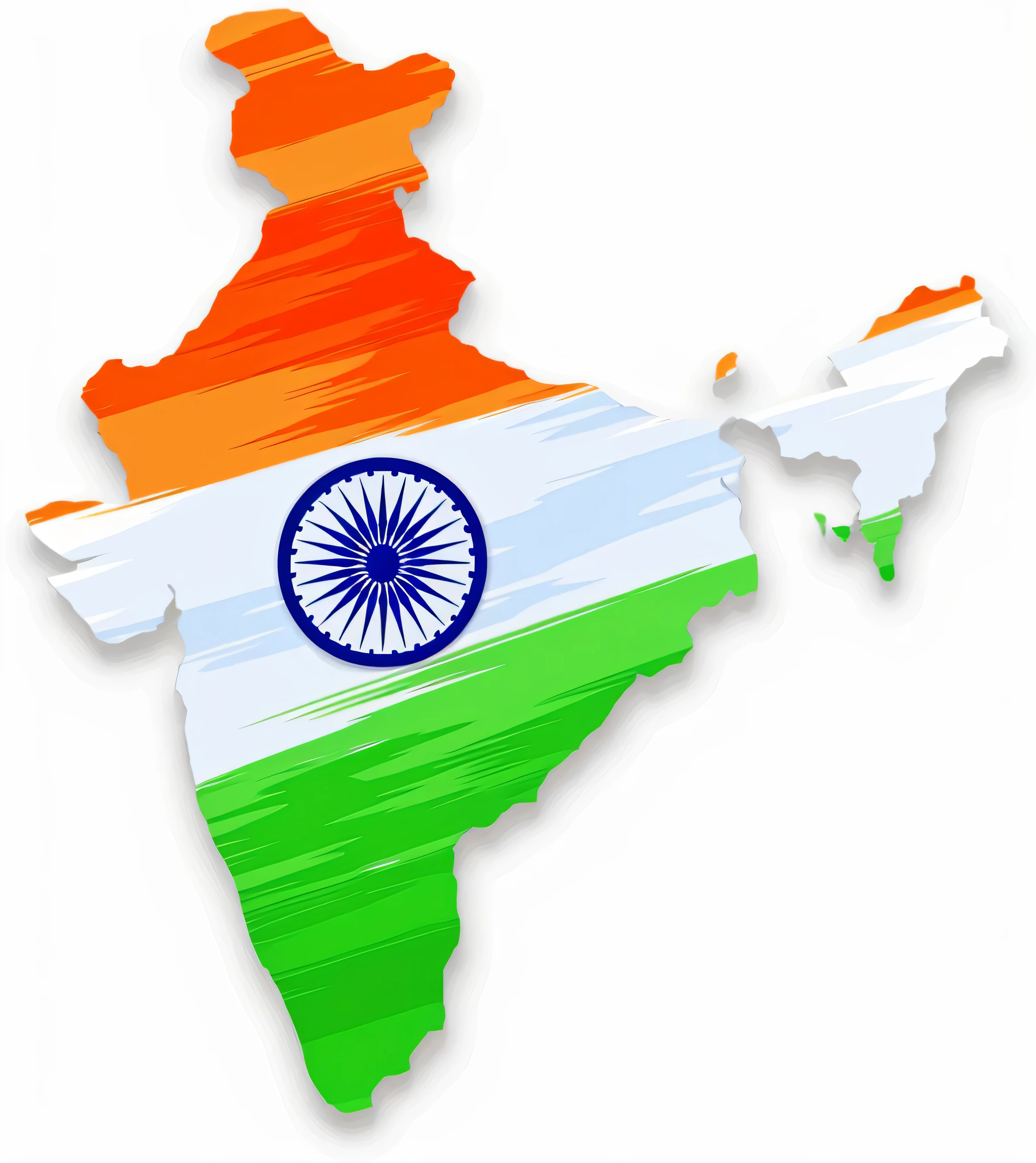 india map with flag and map pointer, india, indian flag, indian, hd illustration, tricolor background, tourist destination, image, by Jitish Kallat, indi sulta, uploaded, desi, graphic, 1128x191 resolution, #, hi resolution, indian master, outlined!!!, high quality image, by Joseph Henderson