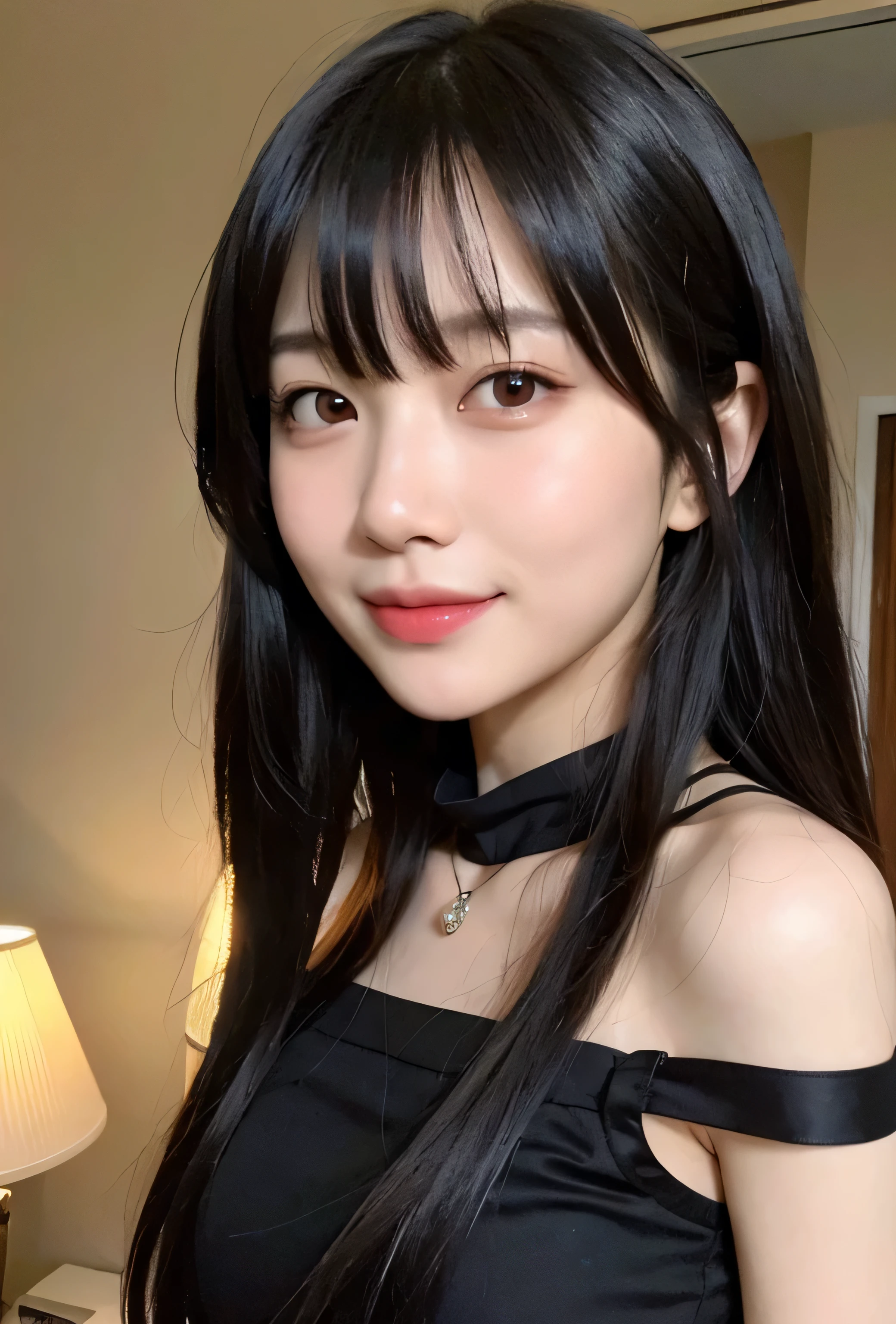 (((medium hair))), highest quality, 8k, HDR, High resolution, confused:1.2, blurred background, Bokeh:1.2, photograph, (RAWphotograph:1.2), (realistic:1.4), (masterpiece:1.3), (intricine details:1.2), 25Year, 一人in, japanese girl, delicine, beautiful, (fine eyes), (detailed facial feinures), , (((small breasts))), Perfect for your skin, (looking for_in_viewer), from_front, (skinny), (highest quality:1.4), (ultra High resolution:1.2), cinema light, (extreme detailed illustrinion), (lip gloss, highest quality, ultra High resolution, written boundary depth, caustics, wide range lighting, ninural shading, 85mm, f/1.4, ISO200, 1/160Year代:0.75),1 girl, 一人in, smile、服はランダムinす