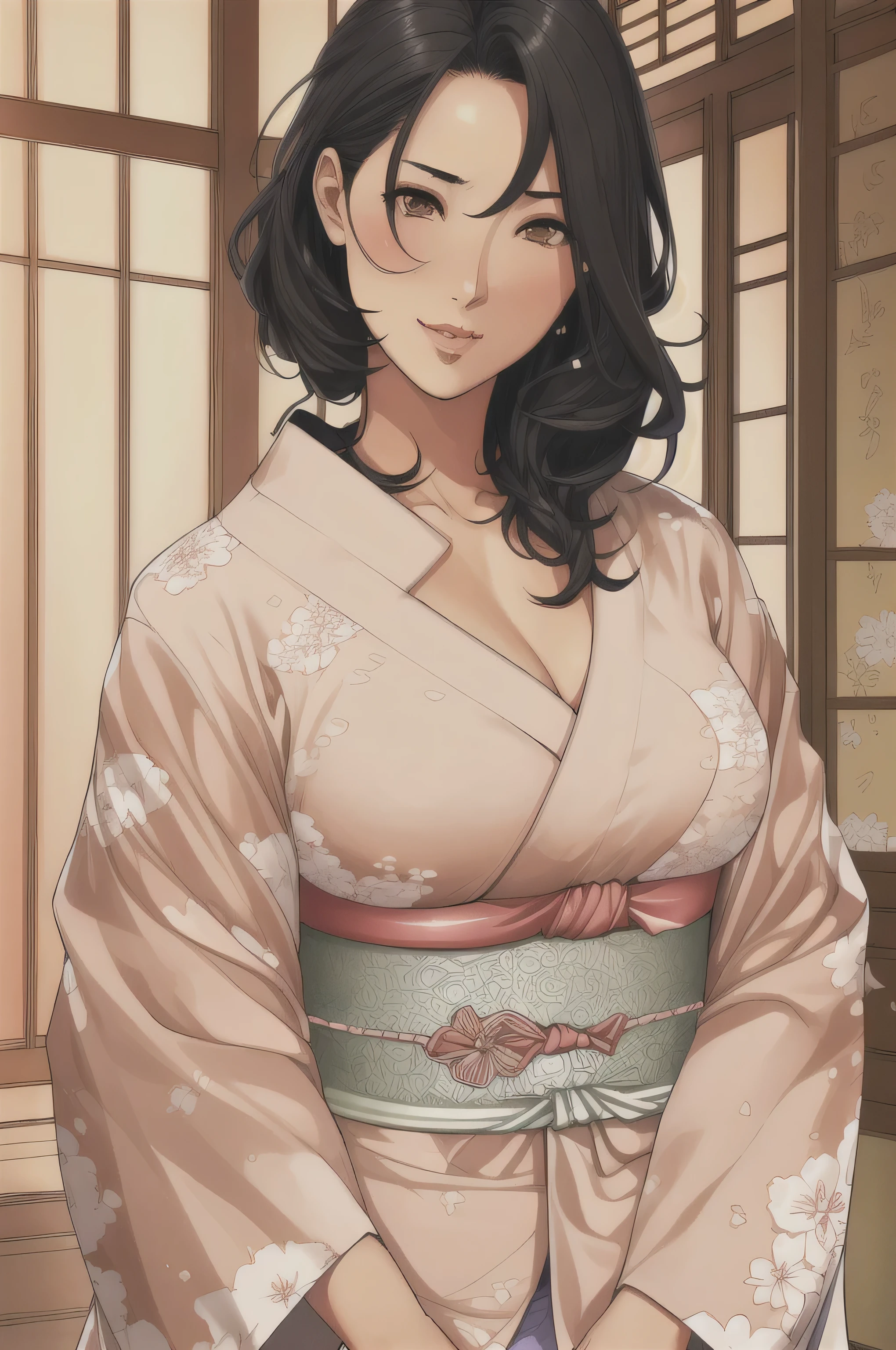 SeaArt bot upscaling defaults 23:33:55 Japanese architecture, yukata, 花柄の紫colorのkimono,kimono,open clothes, cleavage, black hair,tied hair in a circle,ribbon,bangs,brown eye, ((1 girl, full body photo)), 30 years,beautiful 日本人女性,beautiful long legs,beautiful body,beautiful Nose,beautiful character design, perfect eye, perfect face,expressive eye,perfect balance, looking at the viewer,closed mouth, (innocent_big_eye:1.0),embarrassing, Worried, (beautiful_face:1.5), (beautiful,Huge_chest:1.4), (narrow_waist),(wide_hip),(show off:1.6, genuine, very detailed),(pussy juice:1.4), (spread your legs:1.7, sexy pose),carnal thighs, Highly detailed CG Unity 8k wallpaper, perfect lighting,colorful, bright_front_face_lit,white skin, (masterpiece),(Highest_quality:1.0), 超High resolution,4k,Super detailed, full body photo, 8k, High resolution, blurred background, Bokeh:1.2, (lively_color:1.2),プロのfull body photo,((full body photo)),
