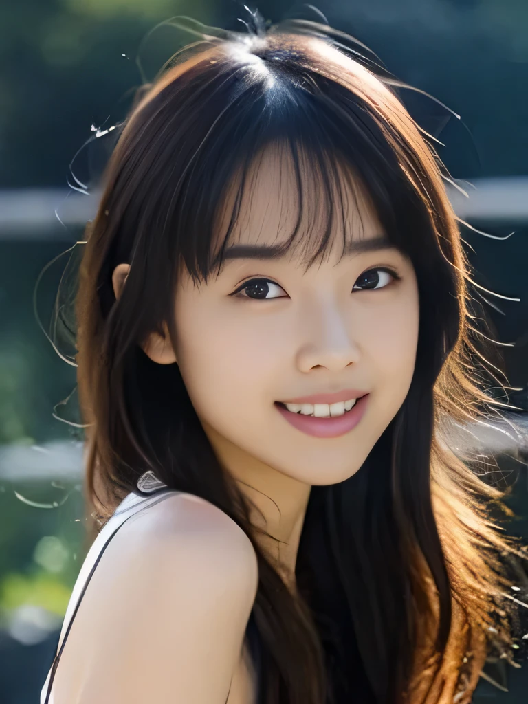 highest quality,excellent details,ultra high resolution,1 girl, smile,looking at camera, medium hair,Web Hair,cast a spell,thunder,lightning,light,spread