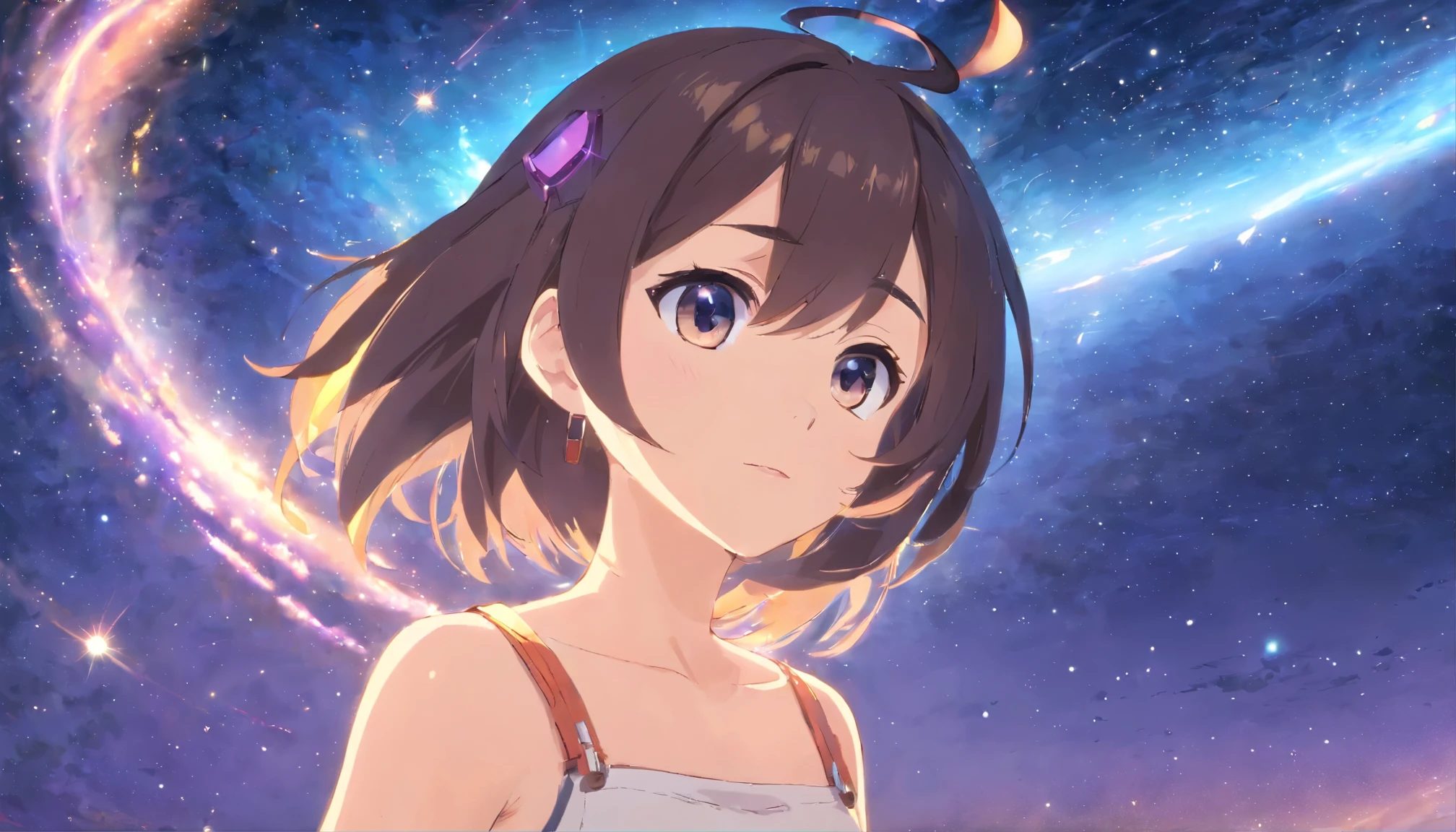 (masterpiece, best quality:1.2), solo, 1girl, albedodef, naughty face, smile, looking at viewer, hands on own chest, ahoge, horns, slit pupils, dress, hip vent, white gloves, black wings, bare shoulders