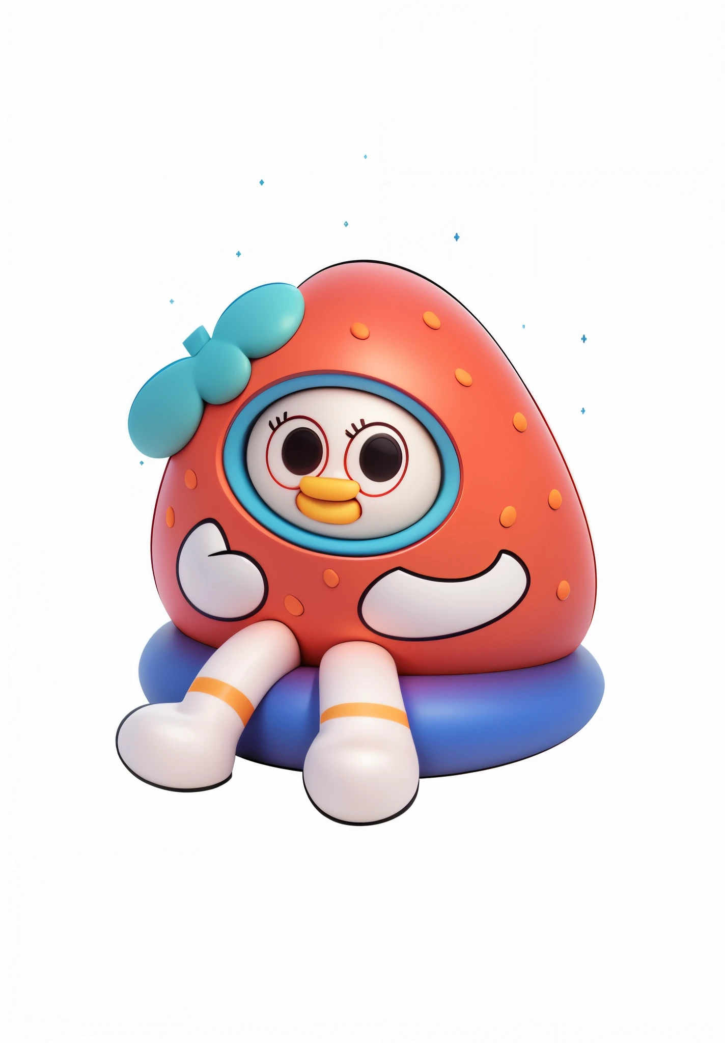 c4d model transition natural color uniform colorless block three-dimensional sense