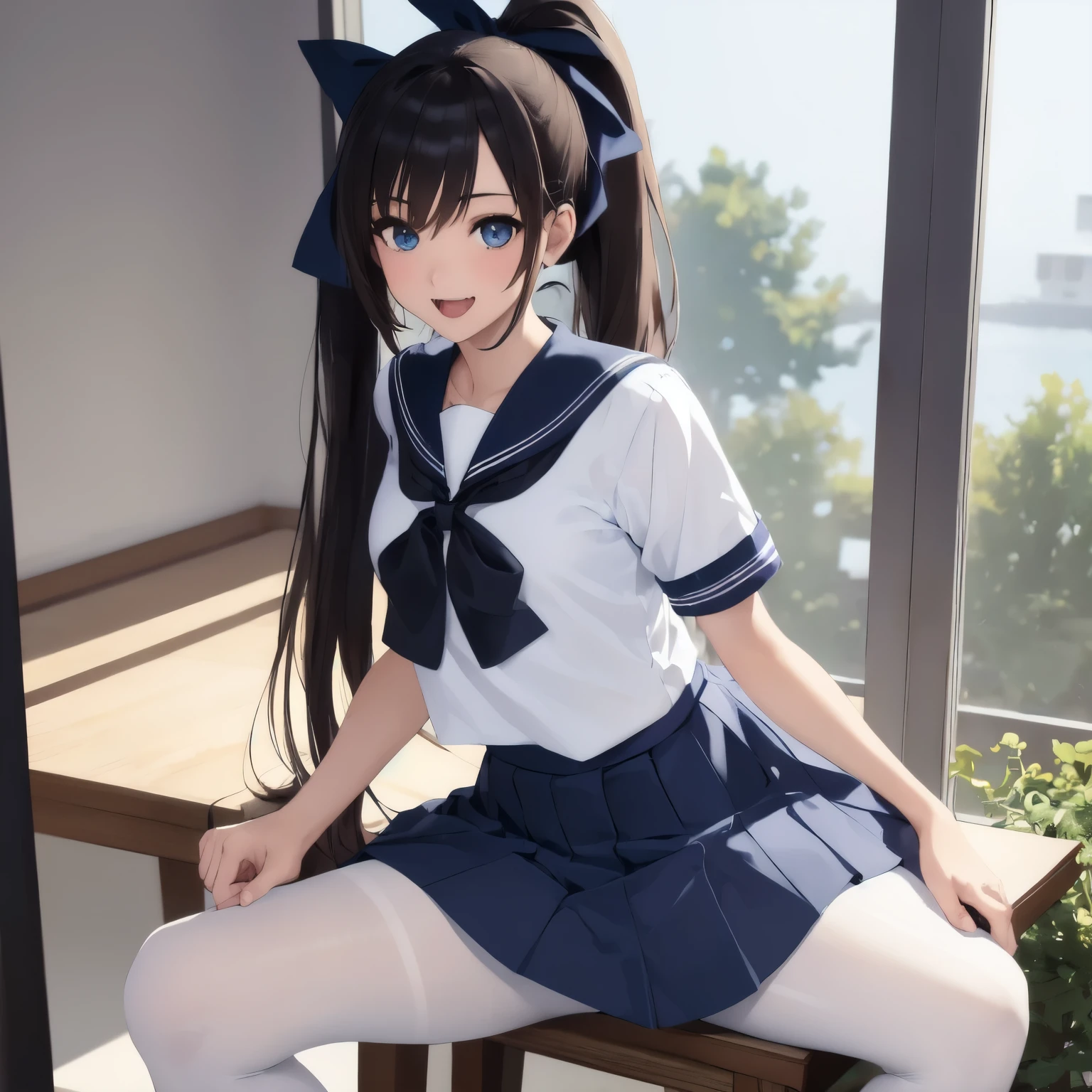 schoolgirl,sailorsuit,micro saia,sedution,sexually suggestive,silk stockingsa,pubic hair is transparent,barepubic hair,exhibitionism
