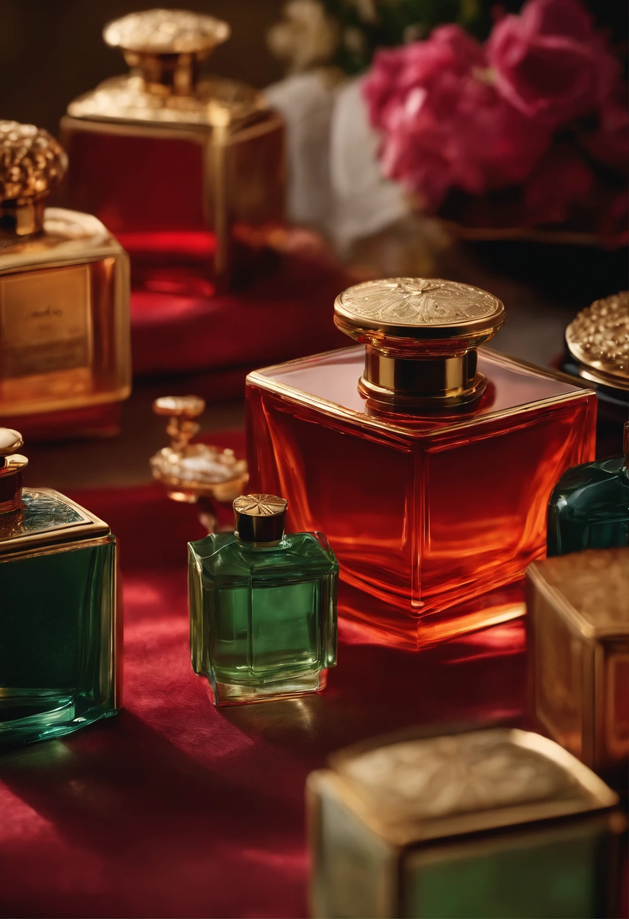 Make a picture of Iran's flagship perfume
