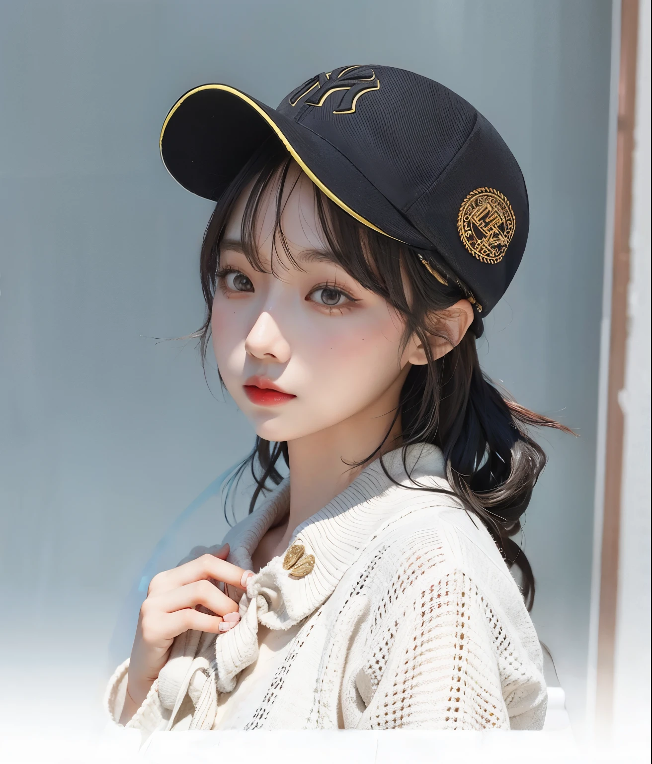 beautiful asian girl, hyper realistic,