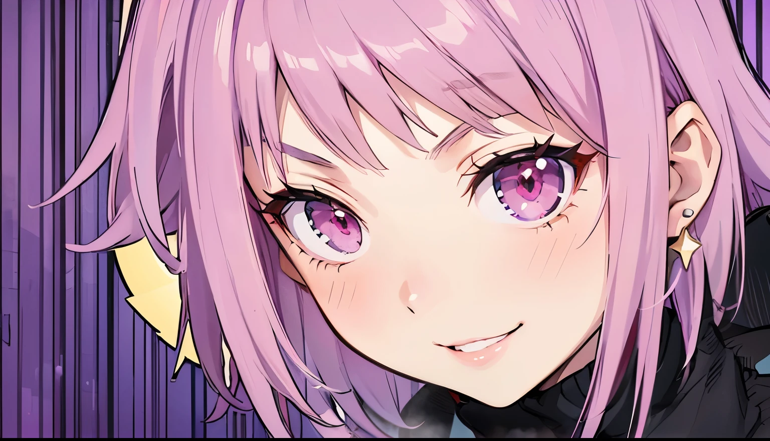 girl,((selfie:1.3)),B-style fashion that shows cleavage,Dowel Dabo Hoodie,modest chest,Yandere,A sluggish face,close up of face,Dark circles under the eyes