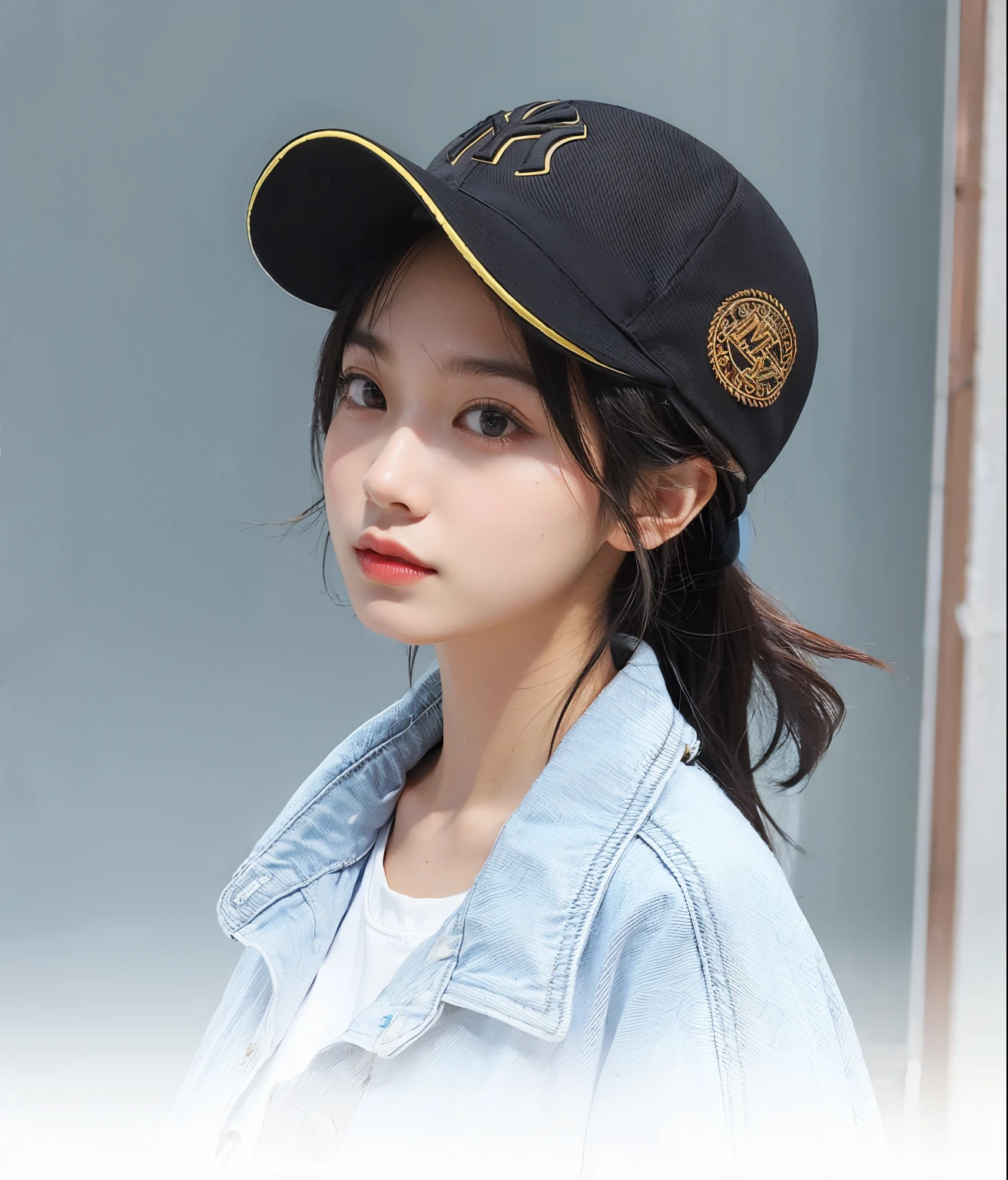 beautiful asian girl, hyper realistic,