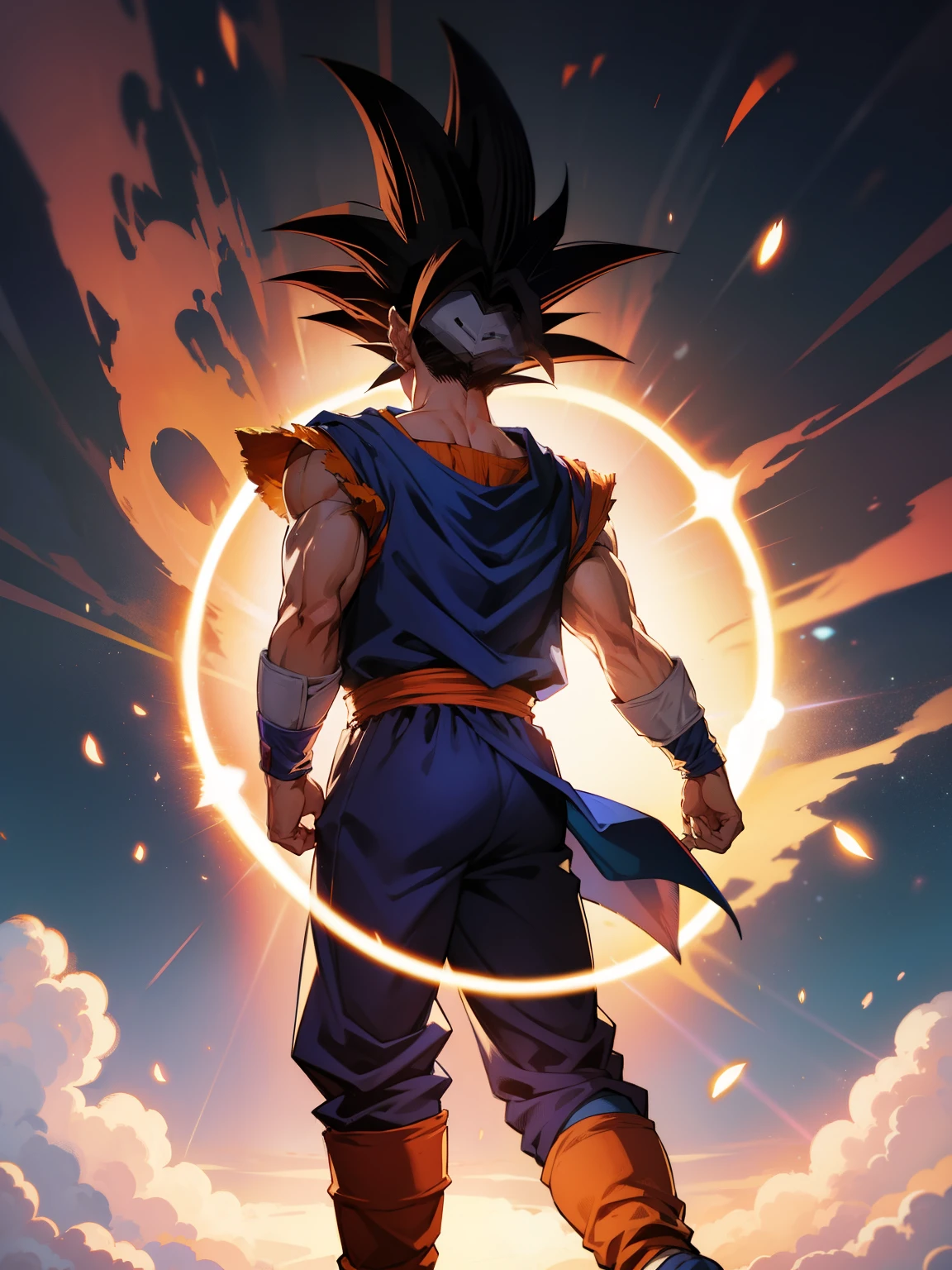 Alta calidad, premiado, high resolution, 8K goku y vegeta triste