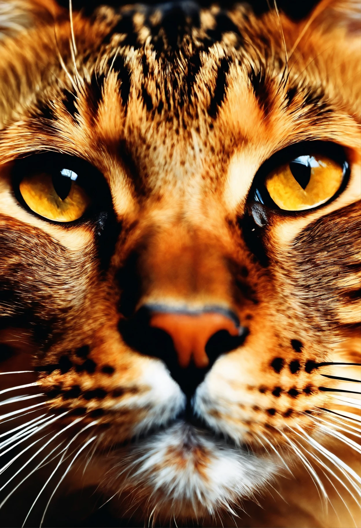 imagem de gato laranja, sentado no campo, highly realistic portrait, imagem realista, imagem digital, altamente detalhada, retrato em close muito detalhado, Retrato de um gato, highly retrato detalhado, retrato detalhado, highly detailed photographic portrait, highly detailed illustration, matte illustration, retrato de alta qualidade