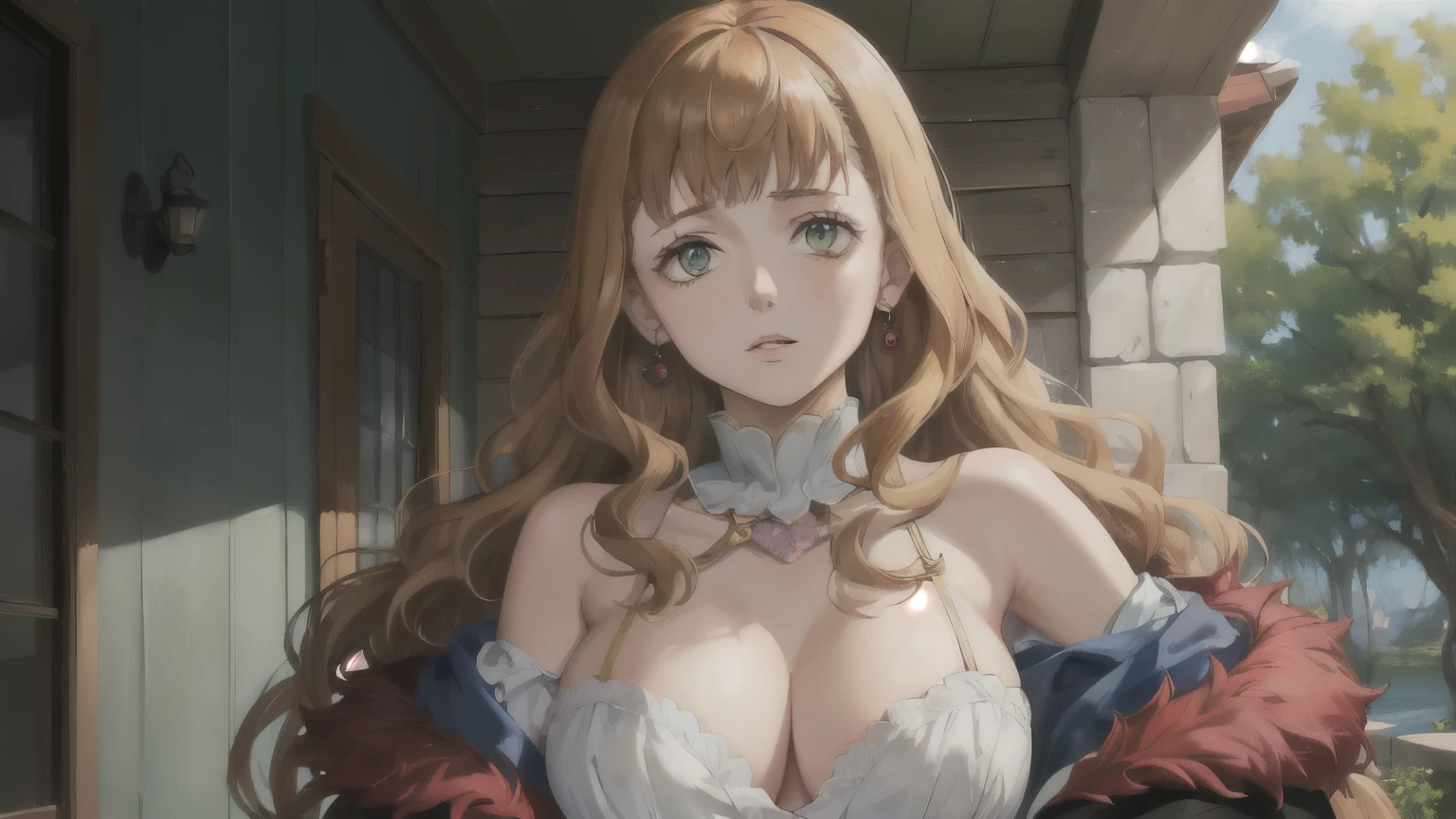 ((Best quality)), ((Masterpiece)), (detailed), Young woman, in hollow growth