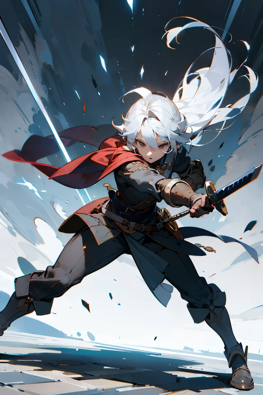 generates a thin longsword with a long dark hilt