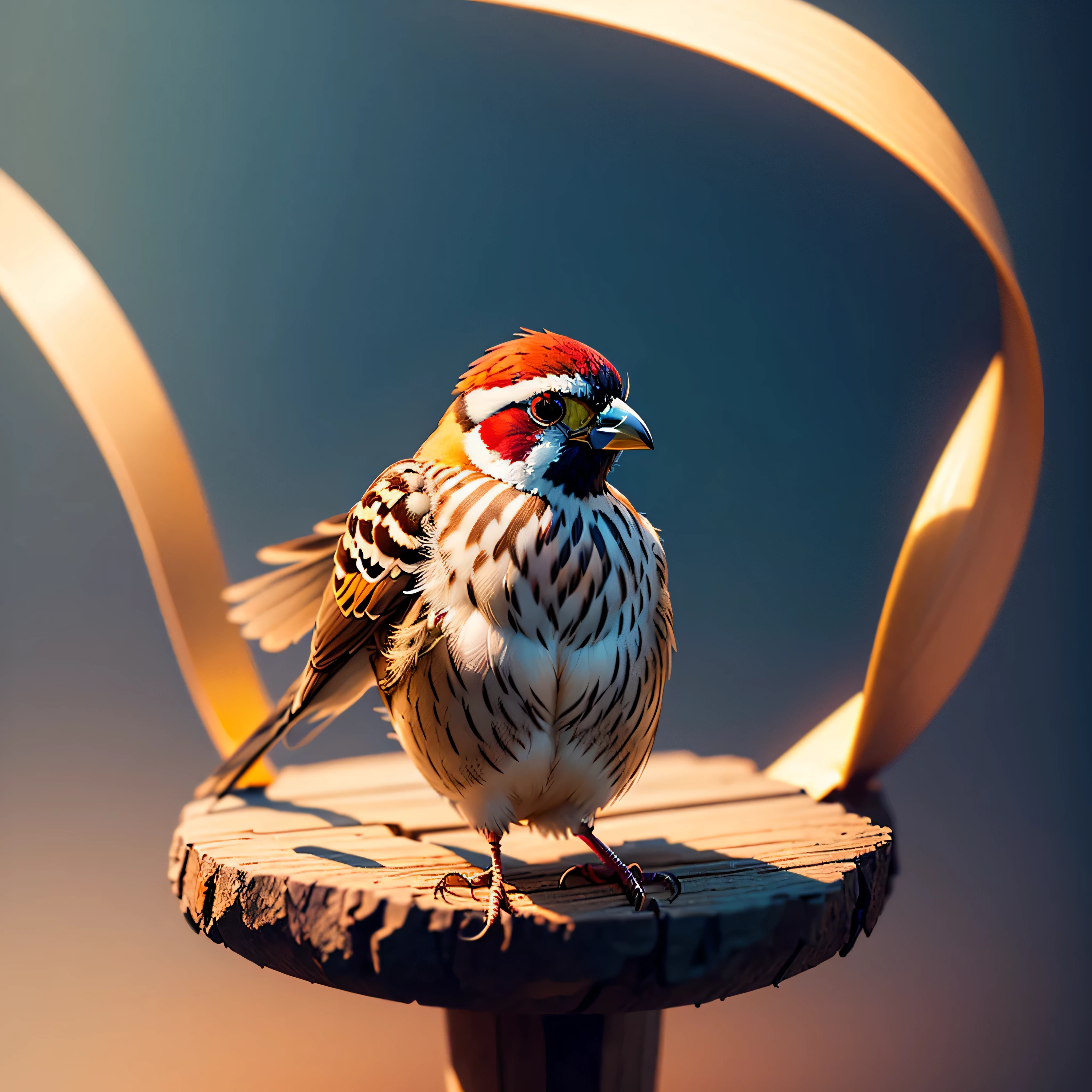 sunset "Sparrow bird with open wings perched on a cherry blossom branch, Wings spread, wings spread upwards, masterpiece of superior quality, officially beautiful art and aesthetics, realistic and detailed 8k, yang08k." on sakura tree in a bottle, fluffy, realistic, atmospheric light refraction, by lee jeffries nikon d850 film stock photograph 4 kodak portra 400 camera f1.6 lens rich colors Ultra Professional Photo-Realistic epic lifelike texture dramatic lighting unreal engine trending on artstation cinestill 800, Style-Glass, ((UnrealEngine5 epic tmasterpiece Eiffel, ultra best quality, detailed, ultra sharp focus, ultra high-resolution, ultra high-definition, UHD, HDR, vibrant DSLR vivid)), colorful lighting, reflection, varies multi etc. --v6 --s1000 --c20 --q5 --chaos100