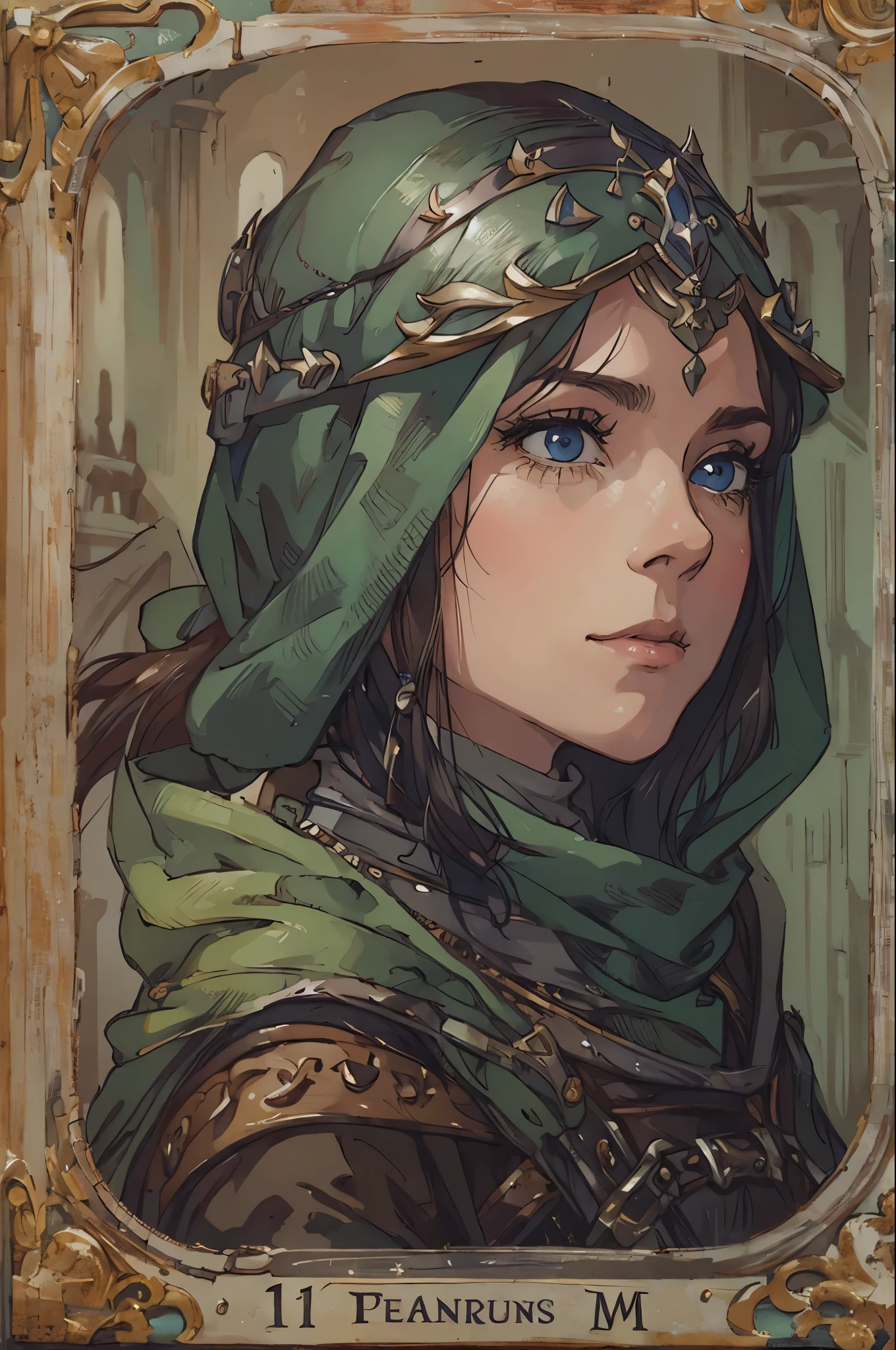 1woman,portrait,Medieval mercenaries,real,head shot