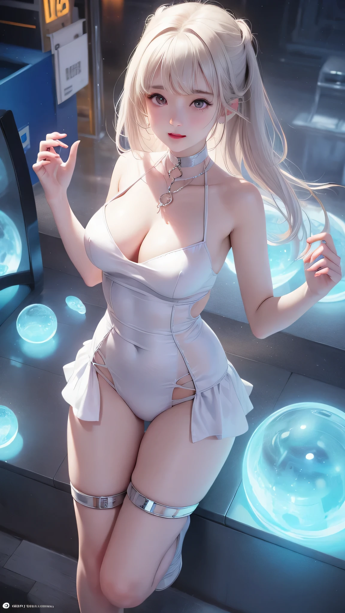 (((A girl))，delicated face，The face of Eros，Good looking Chinese woman，Cover your mouth and laugh，Abstinence，Large breasts，Superskirt，big assa，Irridescent color，The Arthur effect, Transparent body, Gradient translucent glass melt, Caustics, transparent glass texture, Irridescent color, Designed by Dietrams, Simple, Glows in high detail, white backgrounid, industrial design, studio lit, C4D, OC renderer, Clean shadows, 4K